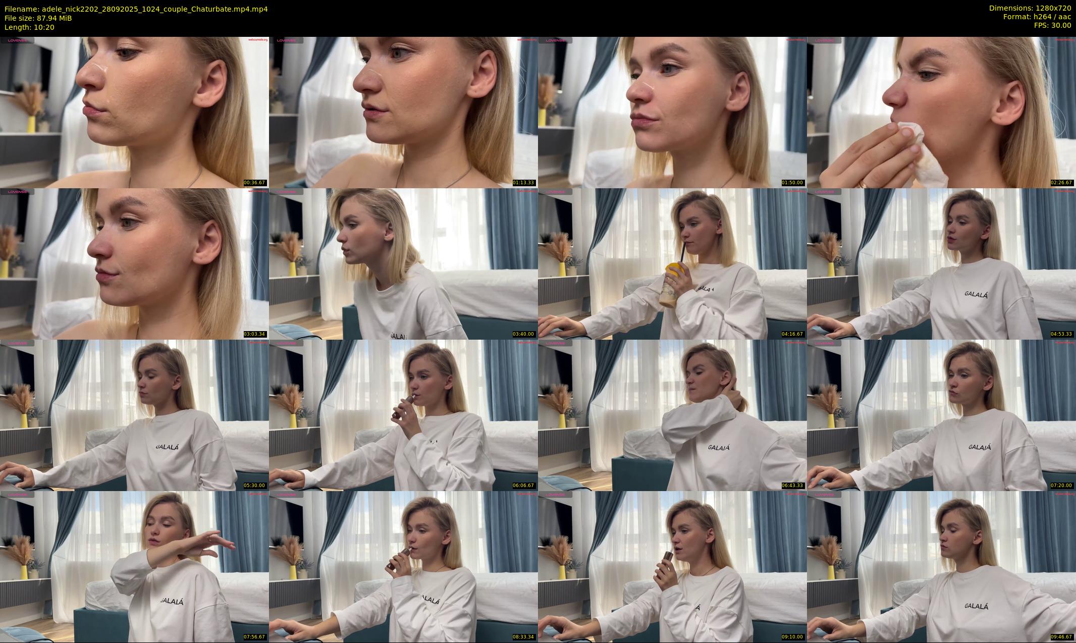 adele_nick2202 — 11 minute Chaturbate couple cam show recording, 720p, Sep 28, 2025