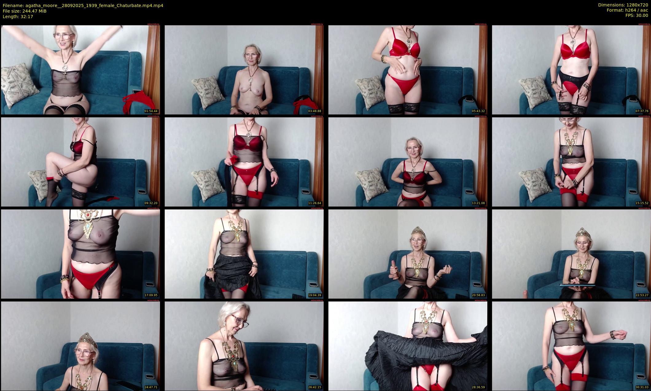 agatha_moore_ — 33 minute Chaturbate female cam show recording, 720p, Sep 28, 2025