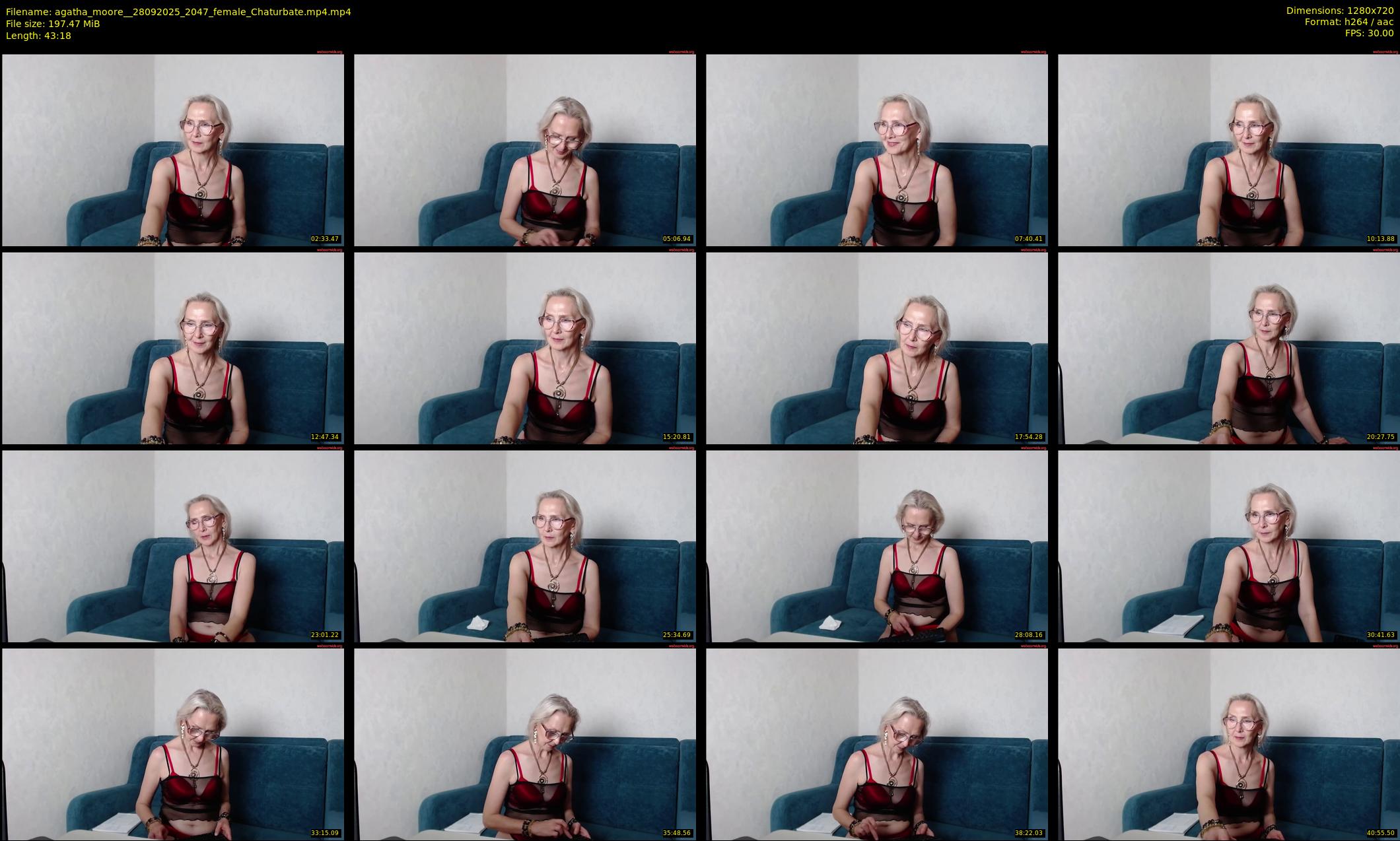 agatha_moore_ — 44 minute Chaturbate female cam show recording, 720p, Sep 28, 2025