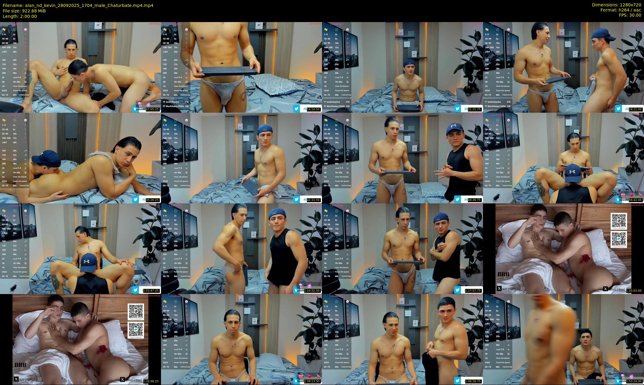 alan_nd_kevin — 120 minute Chaturbate male cam show recording, 720p, Sep 28, 2025