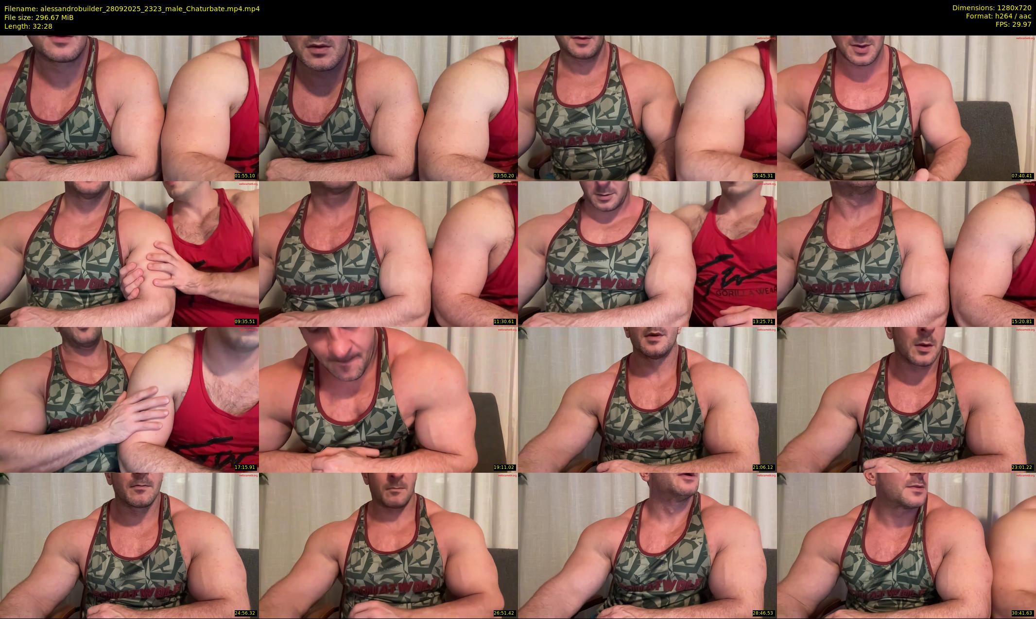alessandrobuilder — 33 minute Chaturbate couple cam show recording, 720p, Sep 28, 2025