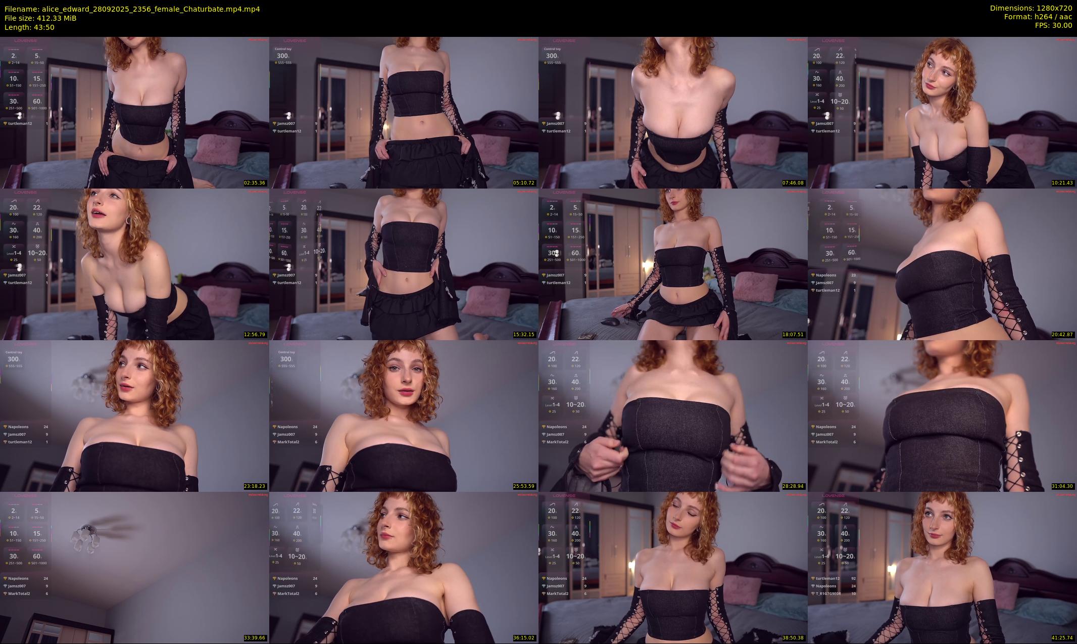 alice_edward — 44 minute Chaturbate couple cam show recording, 720p, Sep 28, 2025