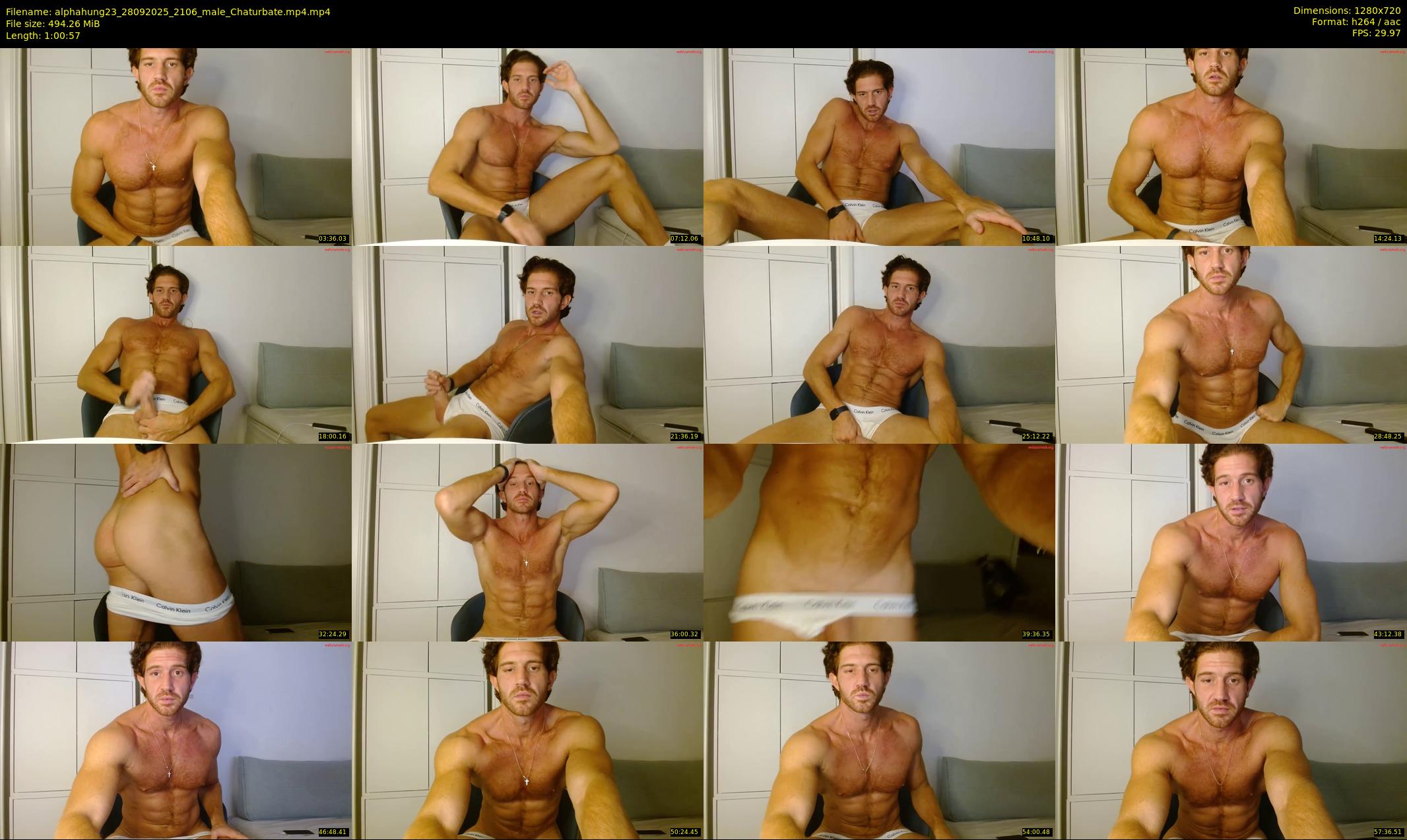 alphahung23 — 61 minute Chaturbate male cam show recording, 720p, Sep 28, 2025