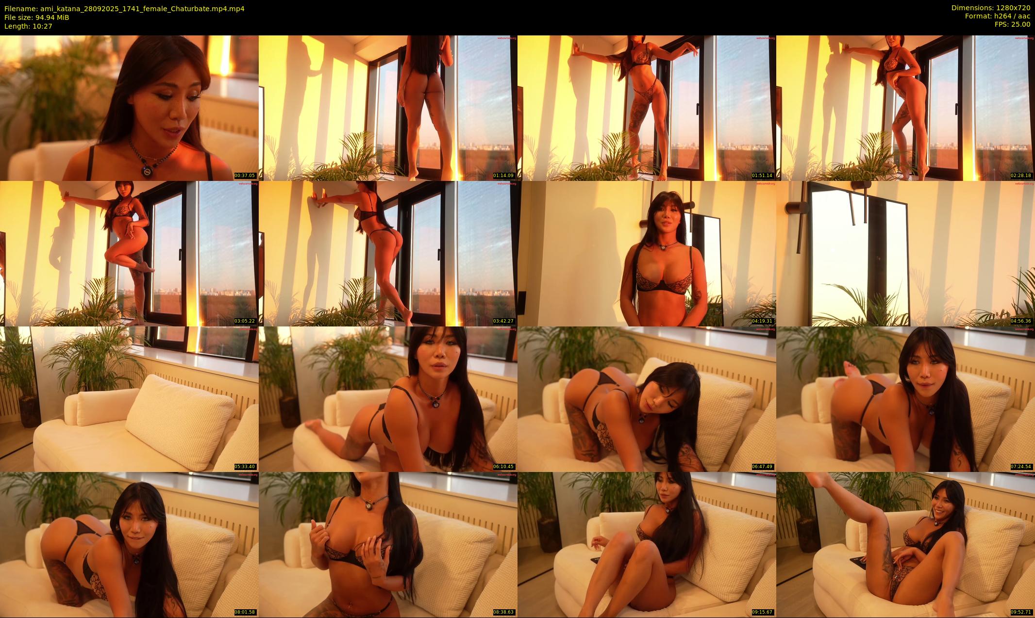 ami_katana — 11 minute Chaturbate female cam show recording, 720p, Sep 28, 2025