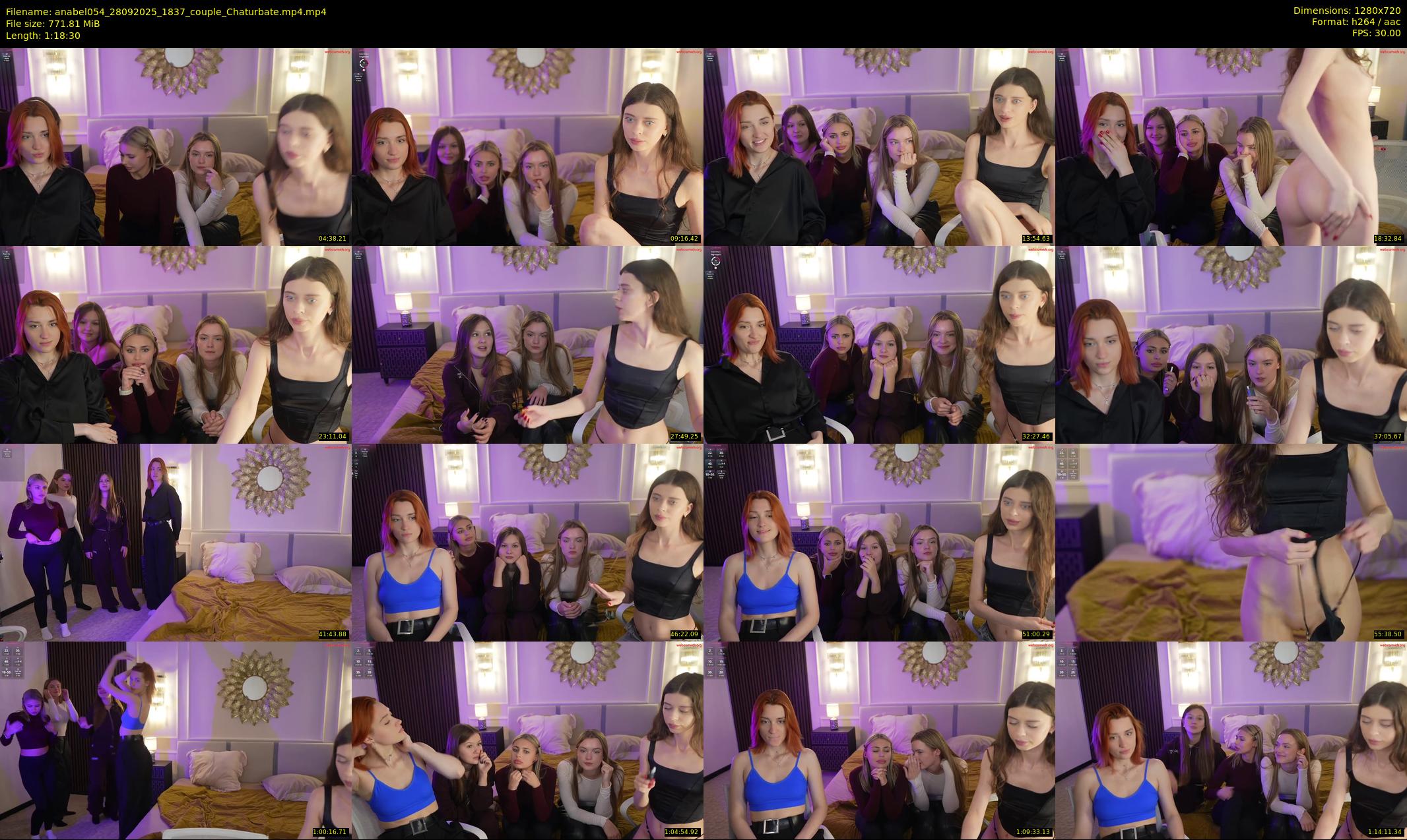 anabel054 — 79 minute Chaturbate female cam show recording, 720p, Sep 28, 2025