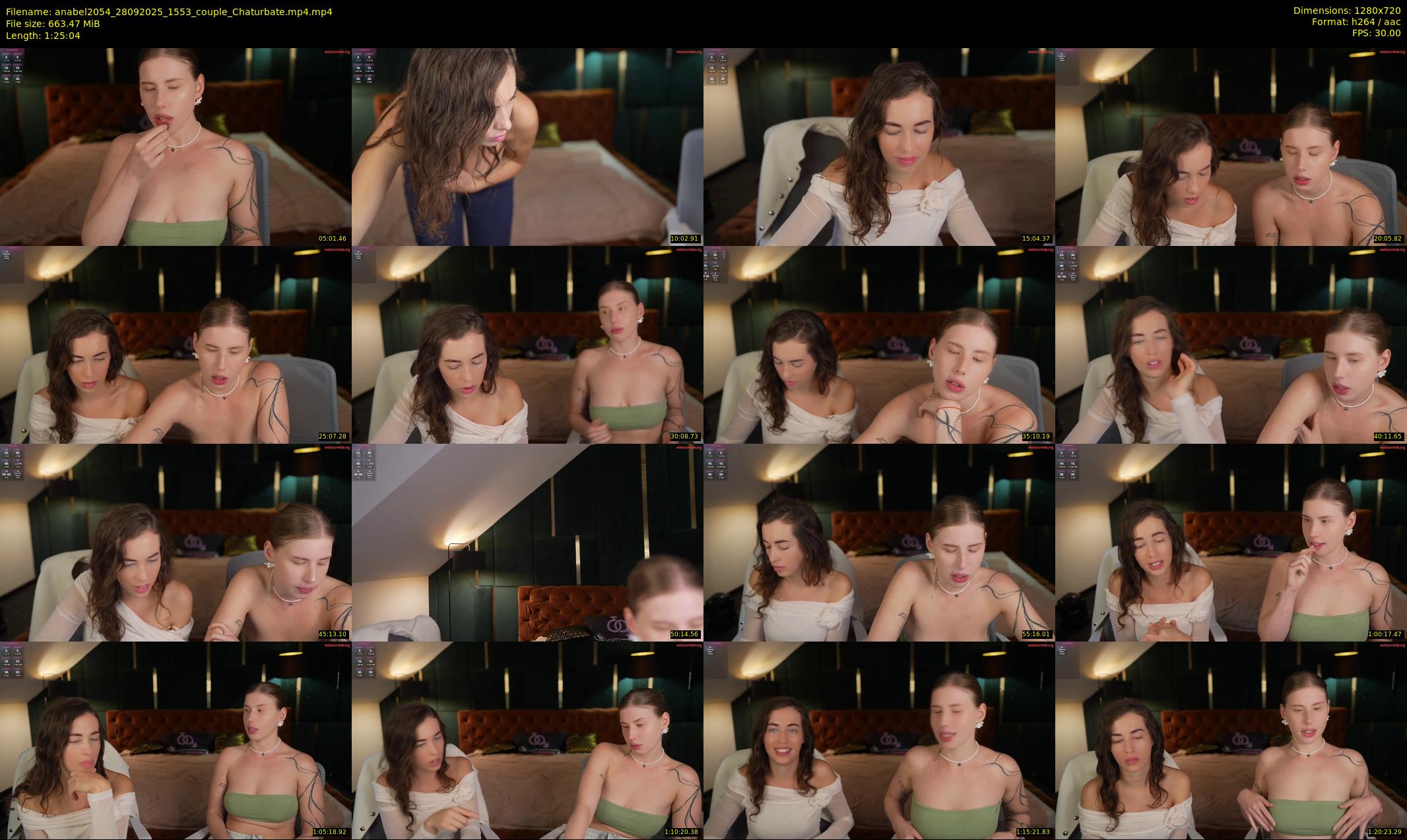 anabel2054 — 86 minute Chaturbate female cam show recording, 720p, Sep 28, 2025