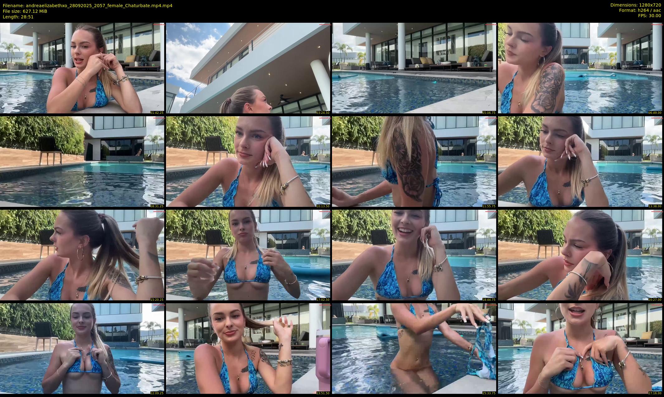 andreaelizabethxo — 29 minute Chaturbate female cam show recording, 720p, Sep 28, 2025