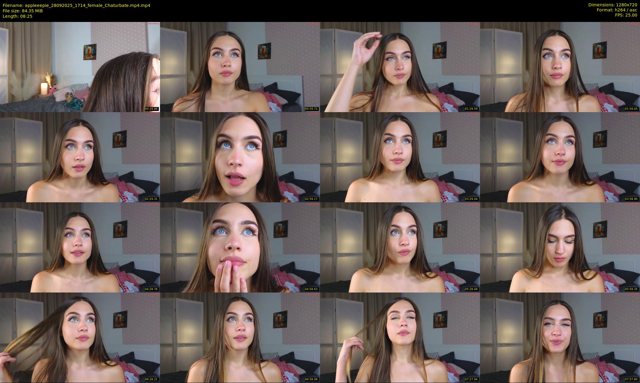 appleeepie — 9 minute Chaturbate female cam show recording, 720p, Sep 28, 2025