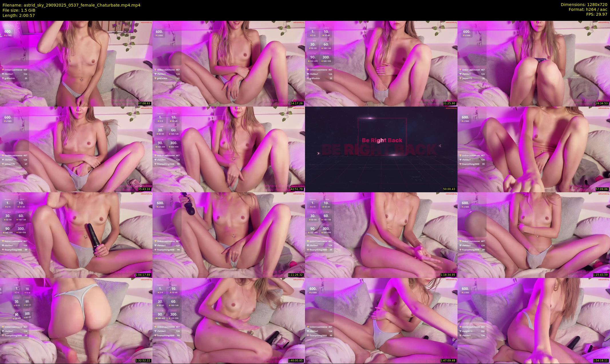 astrid_sky — 121 minute Chaturbate couple cam show recording, 720p, Sep 29, 2025