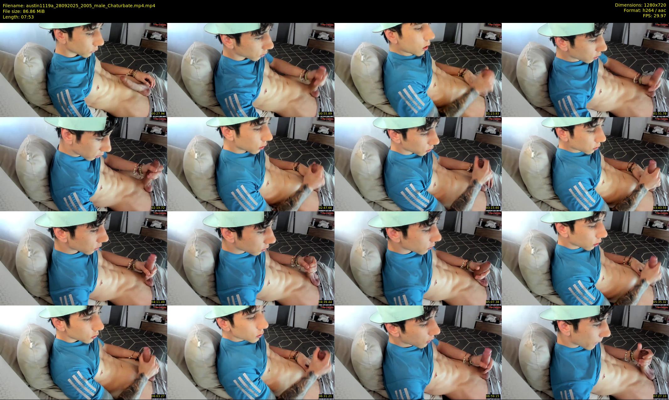 austin1119a — 8 minute Chaturbate male cam show recording, 720p, Sep 28, 2025