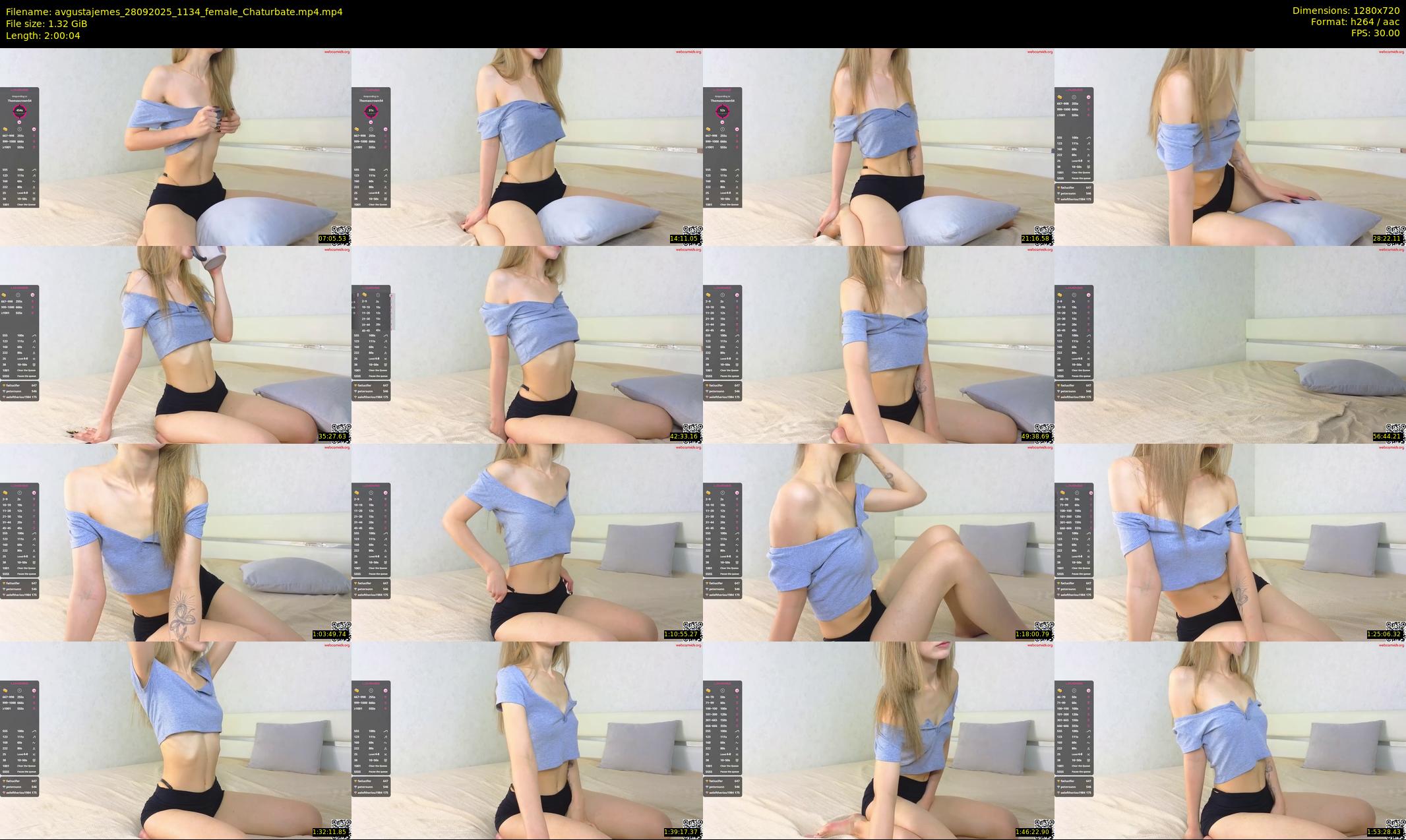 avgustajemes — 121 minute Chaturbate female cam show recording, 720p, Sep 28, 2025