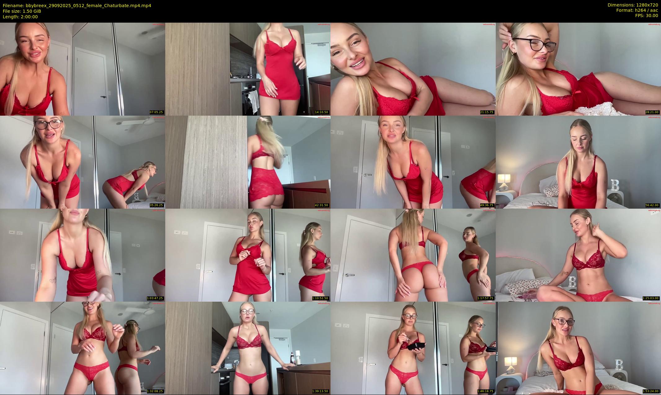 bbybreex — 120 minute Chaturbate female cam show recording, 720p, Sep 29, 2025