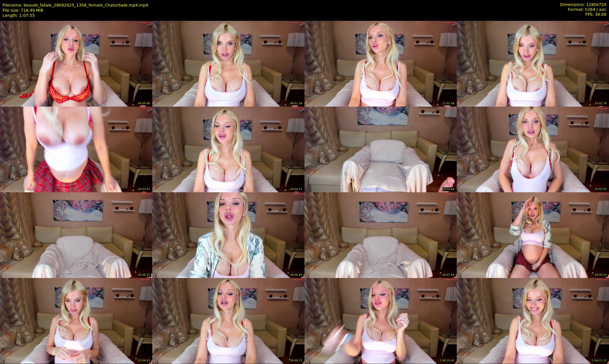 beaute_fatale — 68 minute Chaturbate female cam show recording, 720p, Sep 28, 2025