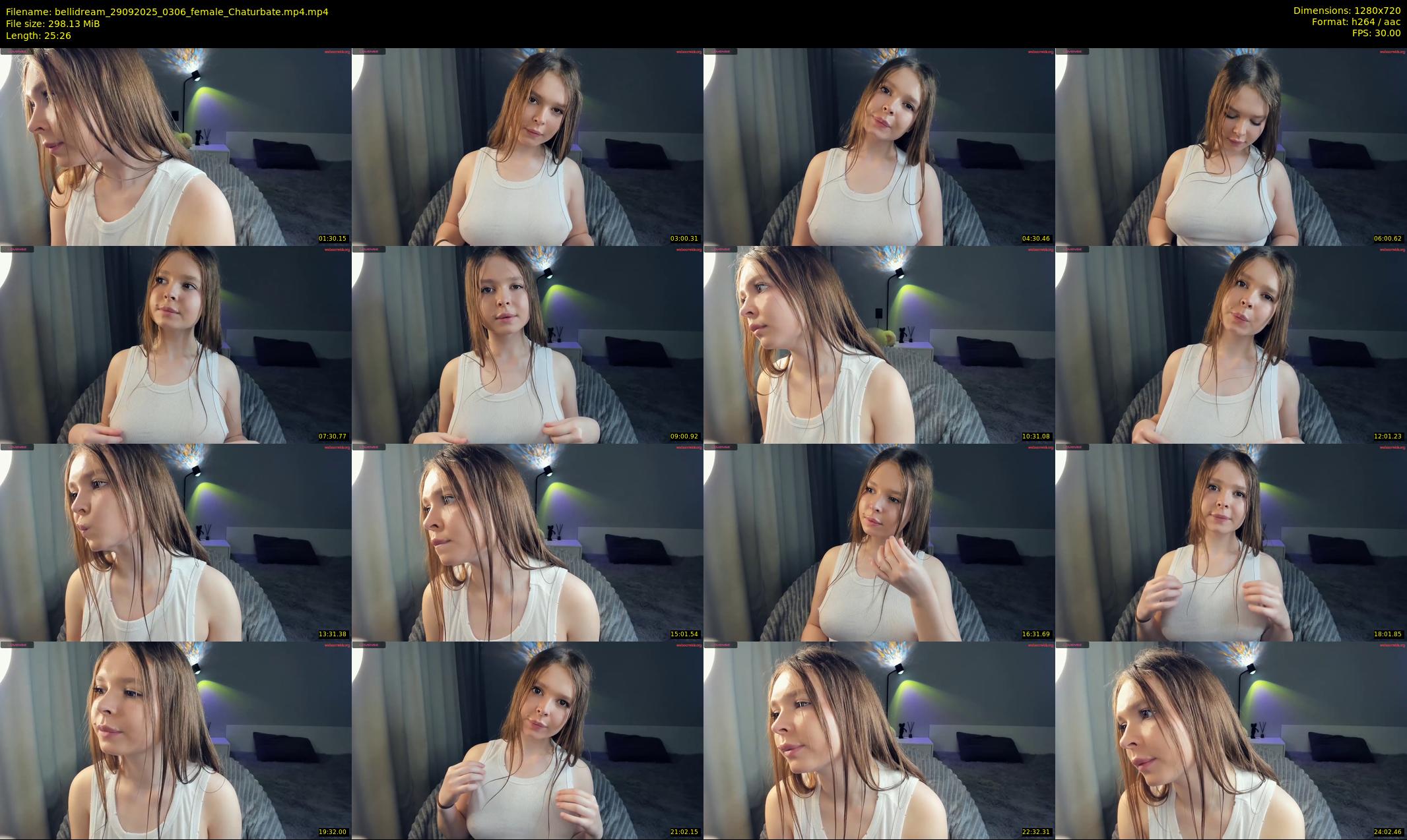 bellidream — 26 minute Chaturbate female cam show recording, 720p, Sep 29, 2025