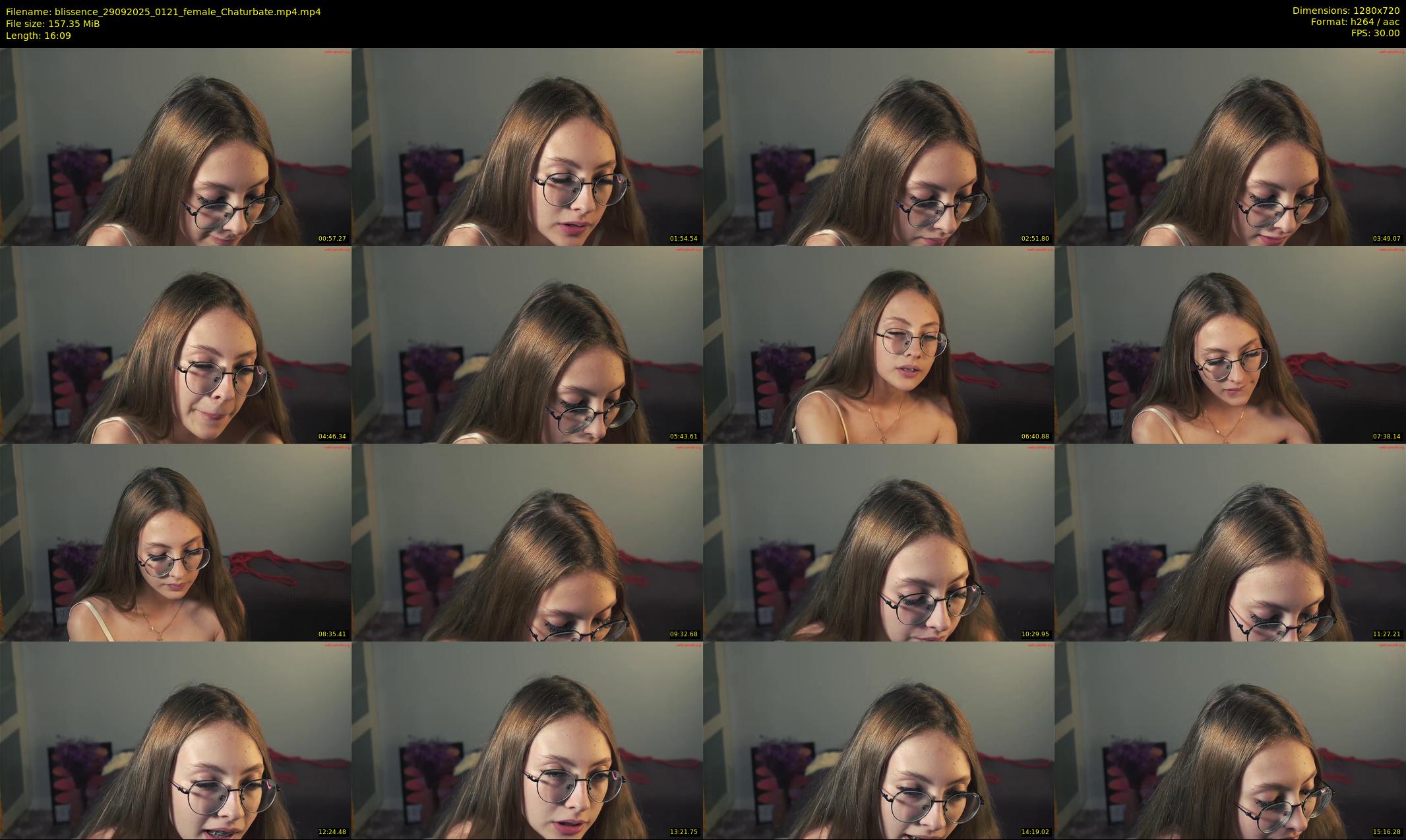 blissence — 17 minute Chaturbate female cam show recording, 720p, Sep 29, 2025
