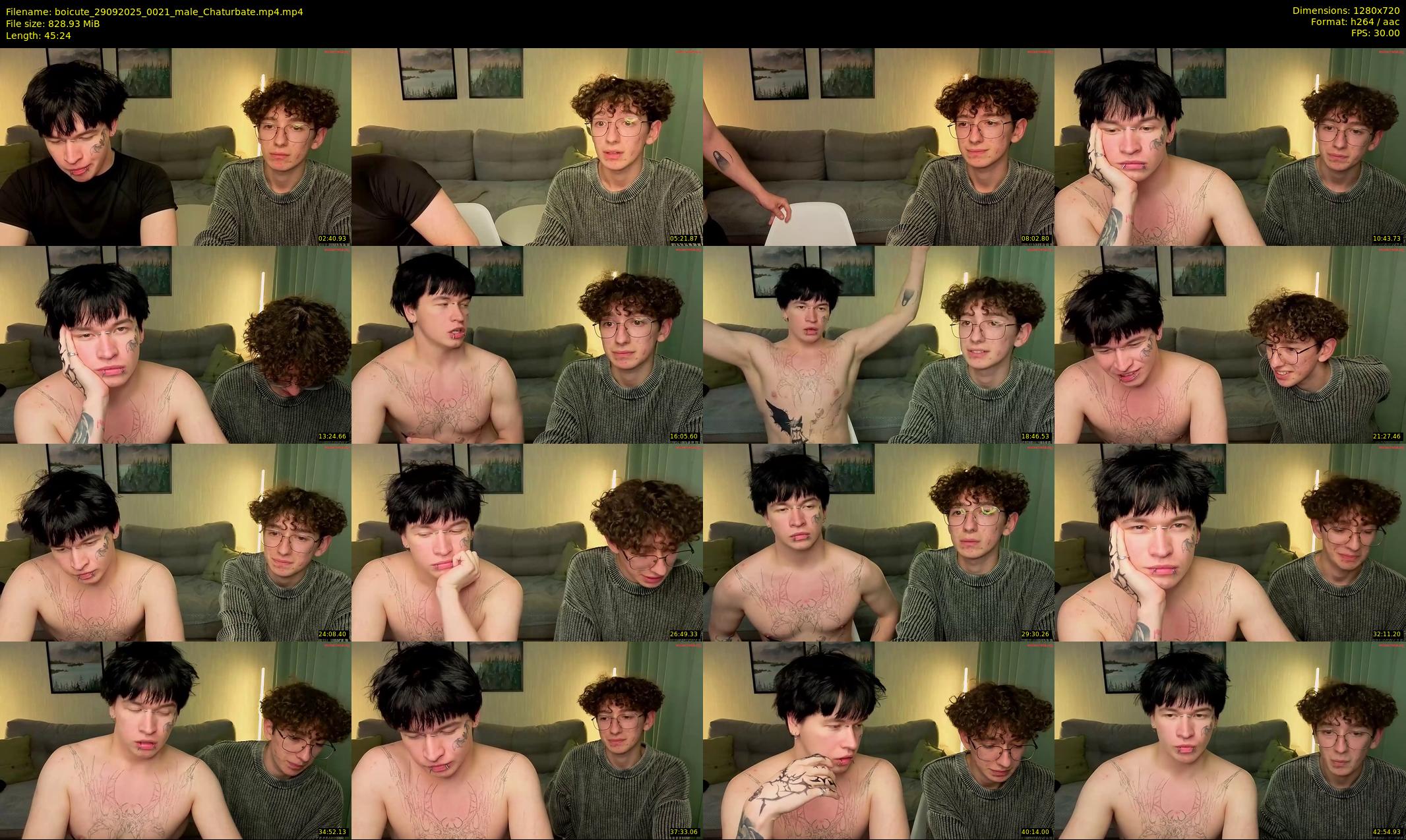 boicute — 46 minute Chaturbate male cam show recording, 720p, Sep 29, 2025