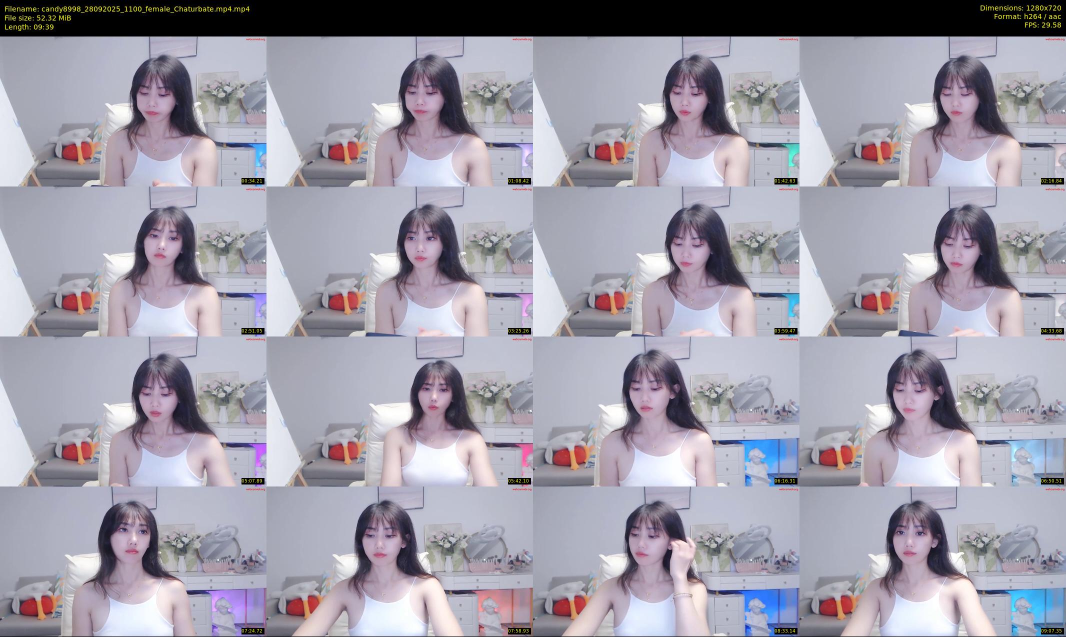candy8998 — 10 minute Chaturbate female cam show recording, 720p, Sep 28, 2025