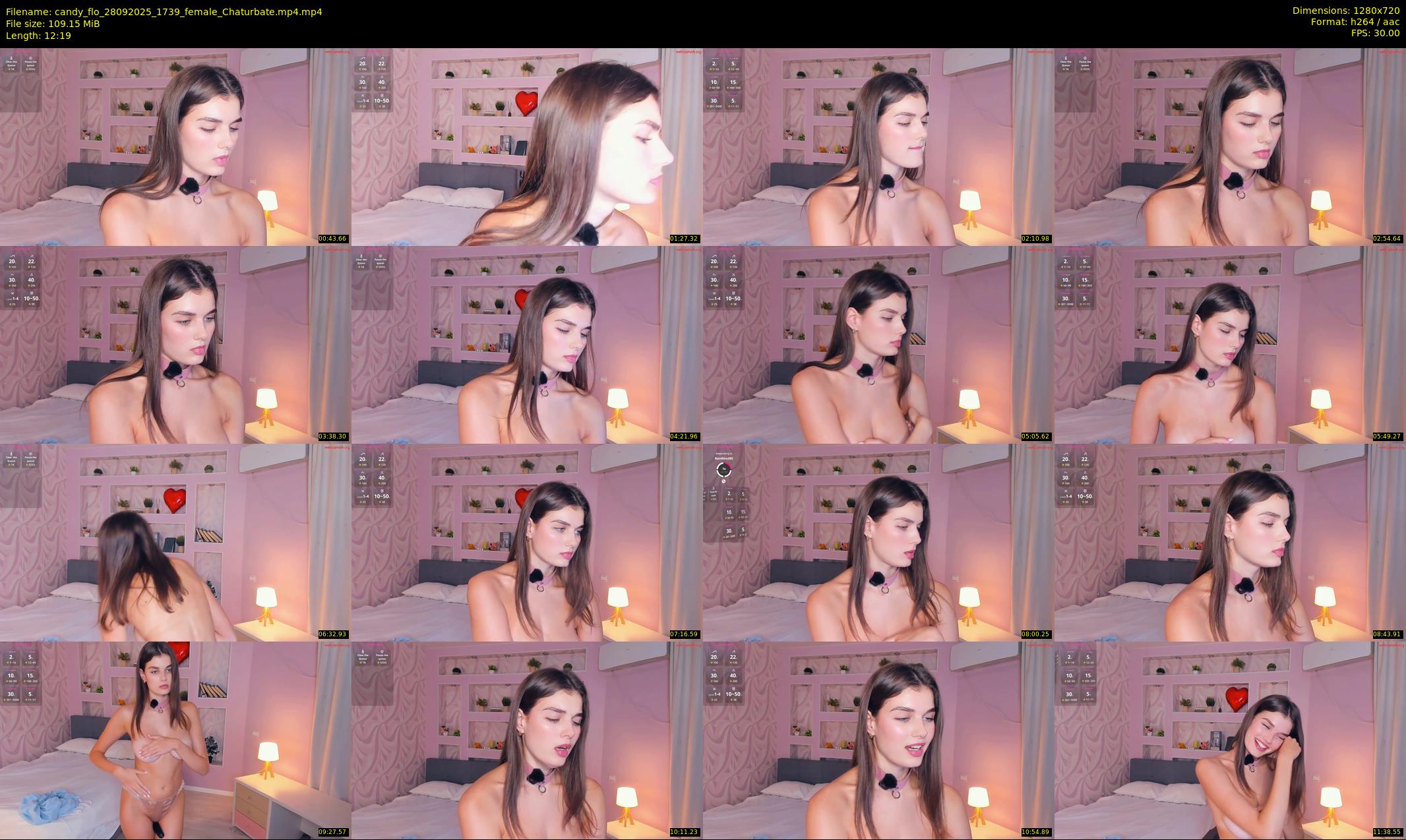 candy_flo — 13 minute Chaturbate female cam show recording, 720p, Sep 28, 2025