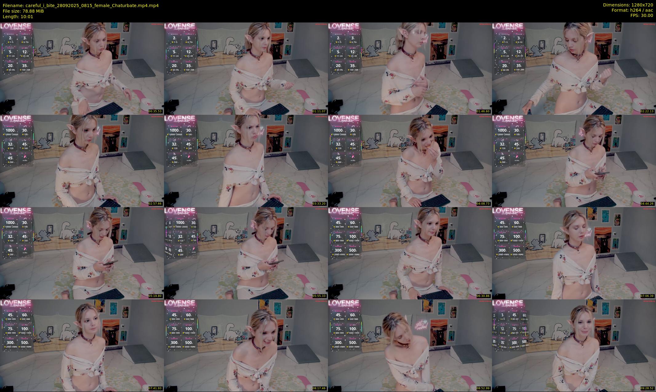 careful_i_bite — 11 minute Chaturbate female cam show recording, 720p, Sep 28, 2025