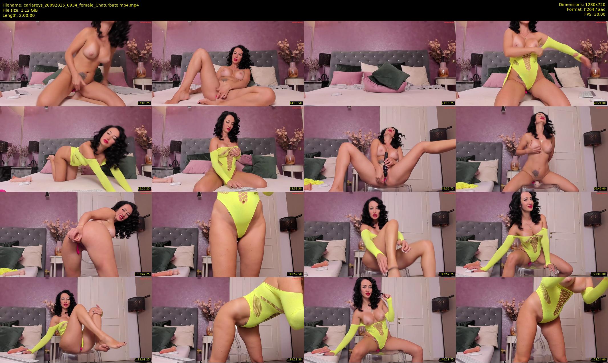 carlareys — 120 minute Chaturbate female cam show recording, 720p, Sep 28, 2025
