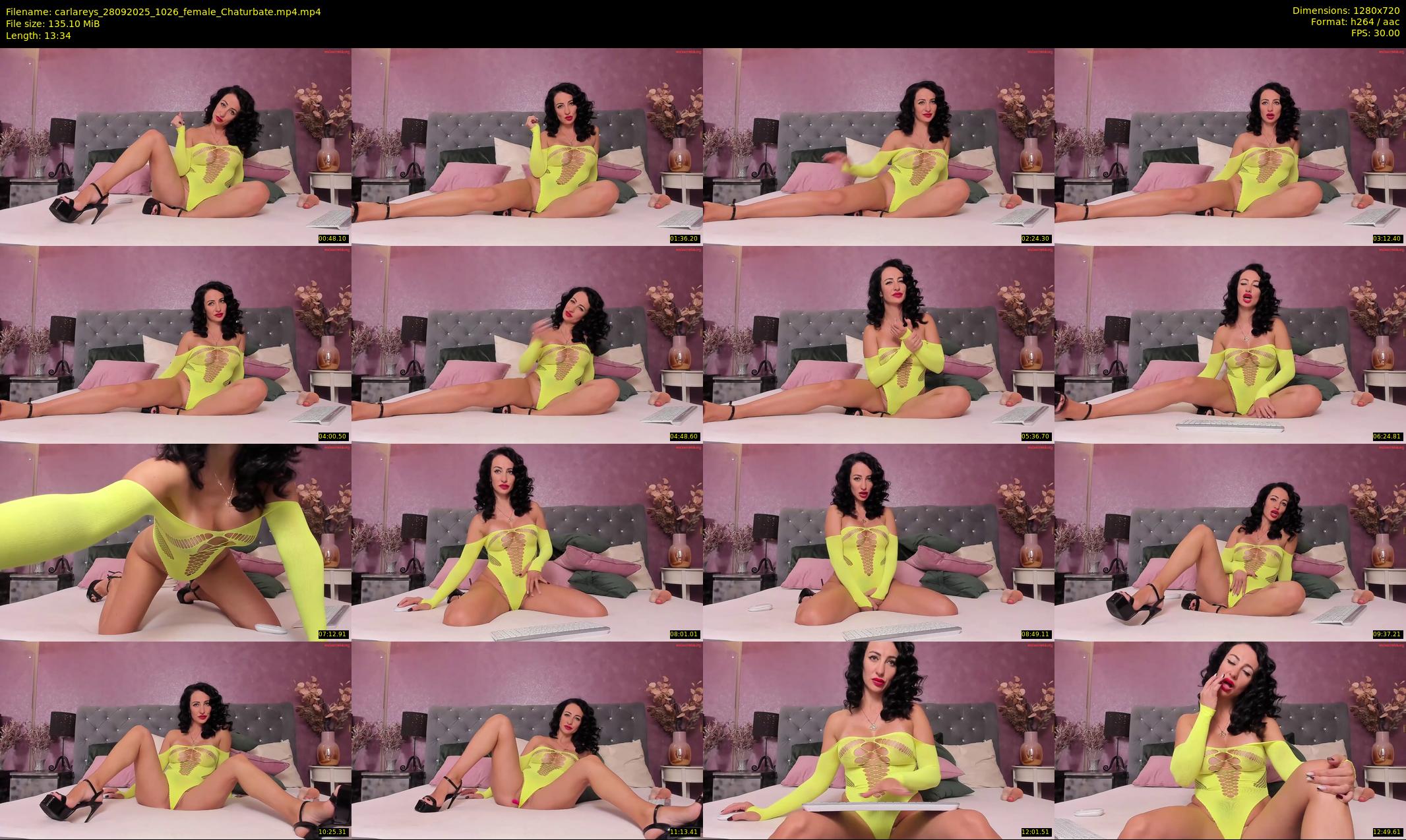 carlareys — 14 minute Chaturbate female cam show recording, 720p, Sep 28, 2025