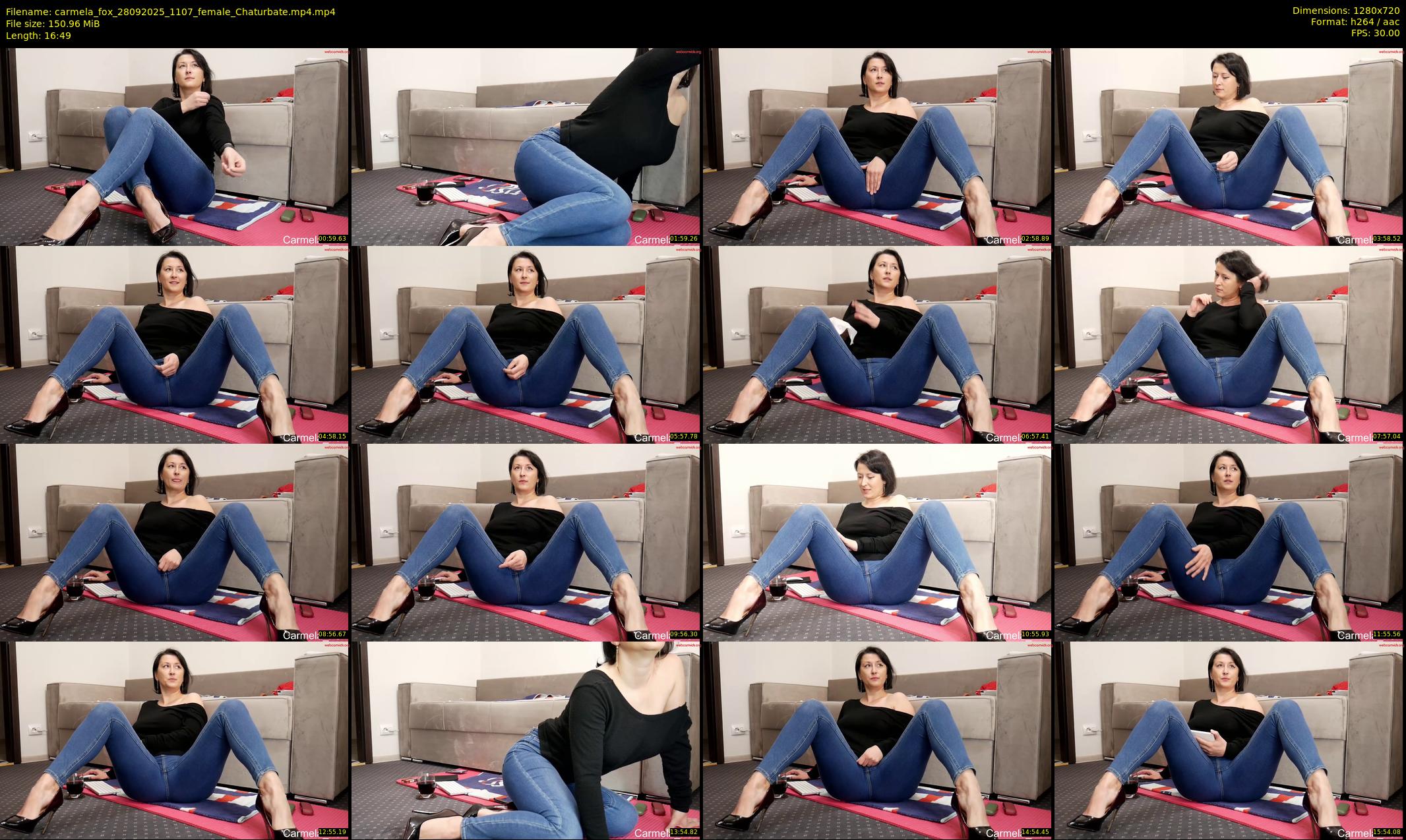carmela_fox — 17 minute Chaturbate female cam show recording, 720p, Sep 28, 2025