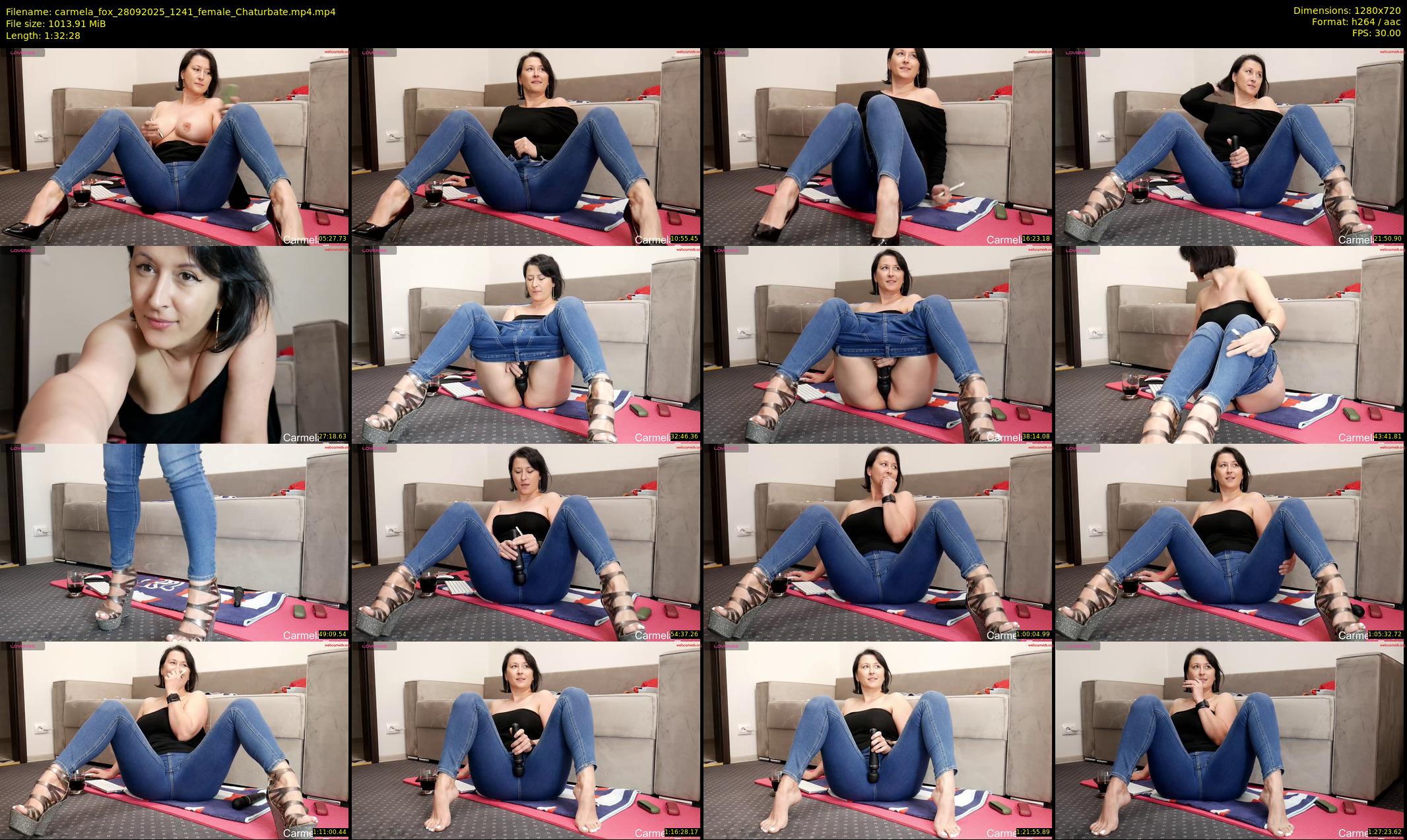 carmela_fox — 93 minute Chaturbate female cam show recording, 720p, Sep 28, 2025