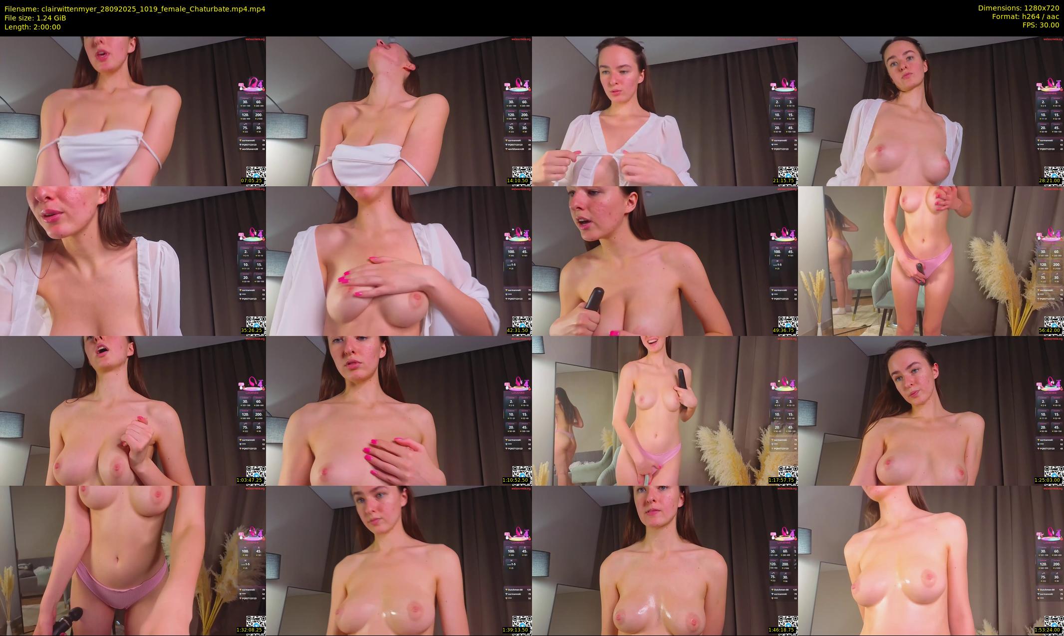clairwittenmyer — 120 minute Chaturbate female cam show recording, 720p, Sep 28, 2025