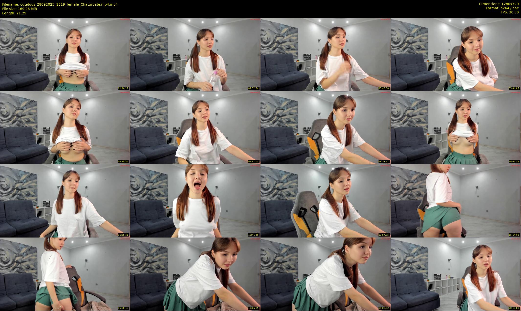 cutetous — 22 minute Chaturbate female cam show recording, 720p, Sep 28, 2025