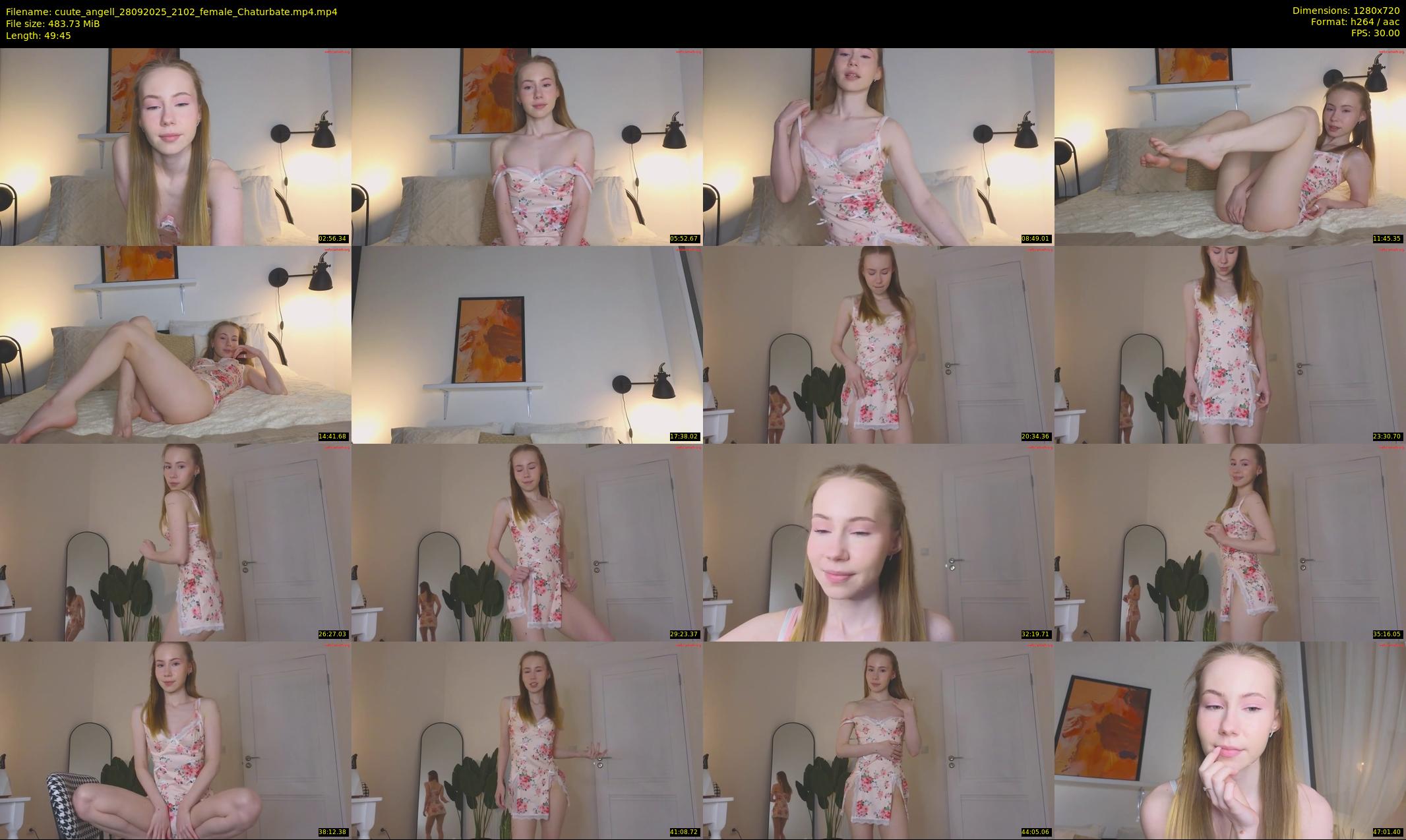 cuute_angell — 50 minute Chaturbate female cam show recording, 720p, Sep 28, 2025