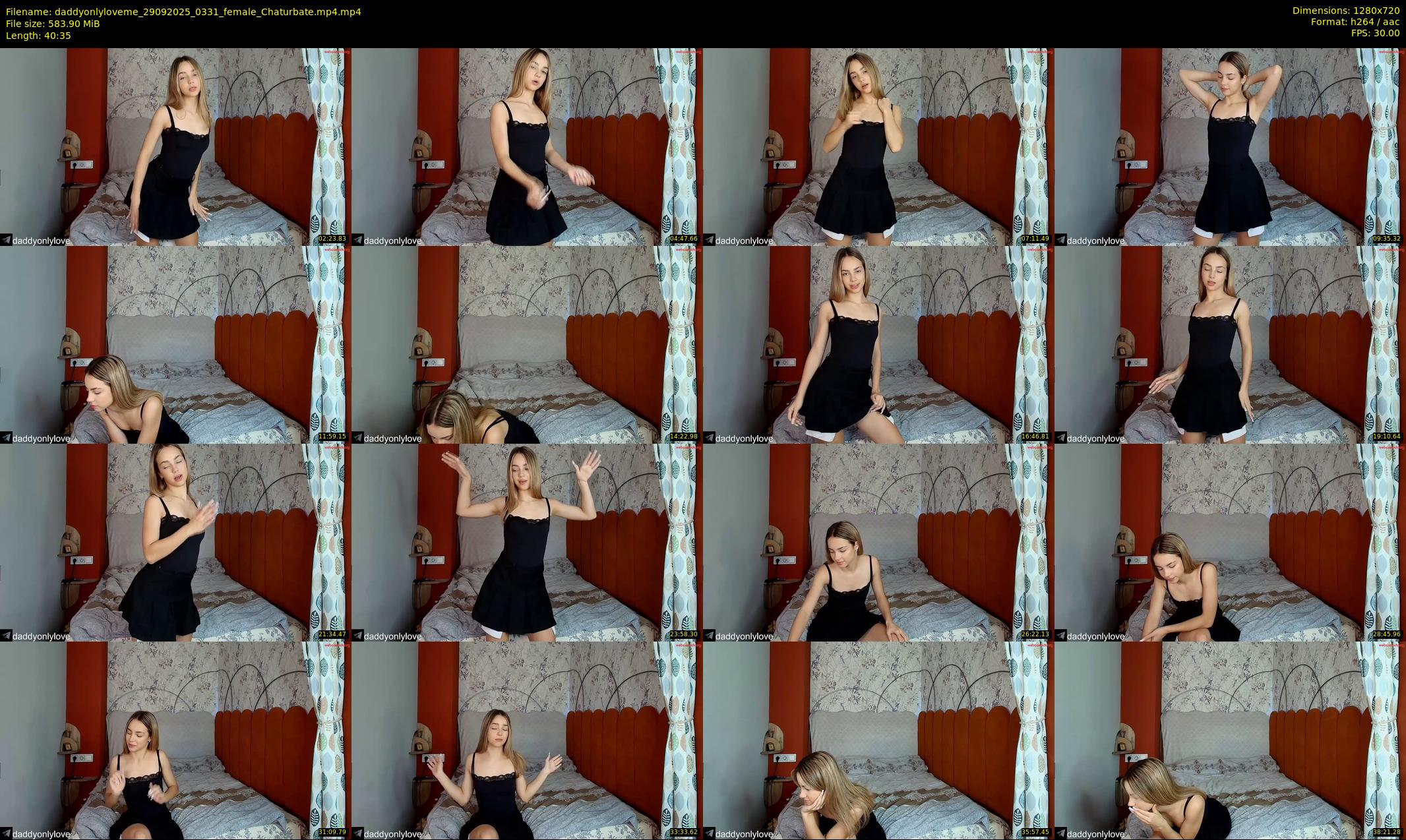 daddyonlyloveme — 41 minute Chaturbate female cam show recording, 720p, Sep 29, 2025