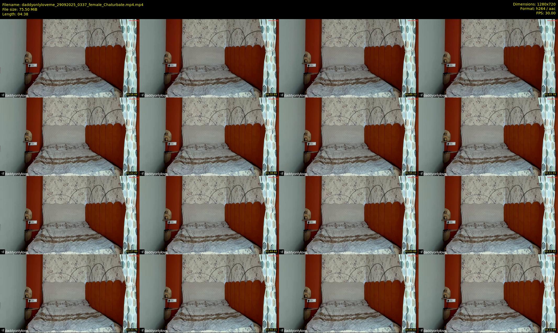 daddyonlyloveme — 5 minute Chaturbate female cam show recording, 720p, Sep 29, 2025