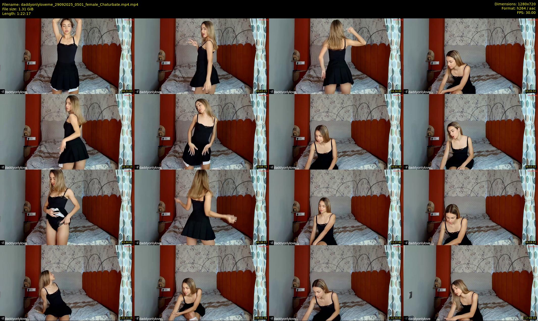 daddyonlyloveme — 83 minute Chaturbate female cam show recording, 720p, Sep 29, 2025