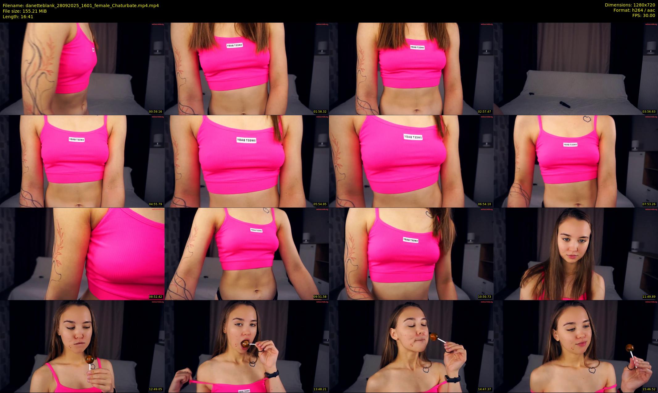 danetteblank — 17 minute Chaturbate female cam show recording, 720p, Sep 28, 2025