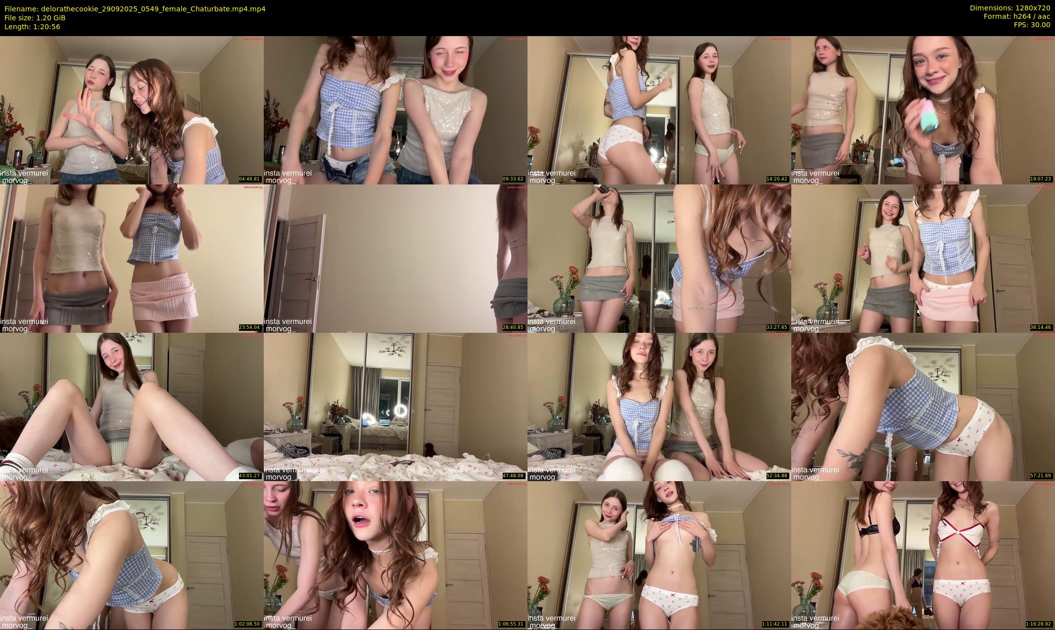 delorathecookie — 81 minute Chaturbate female cam show recording, 720p, Sep 29, 2025