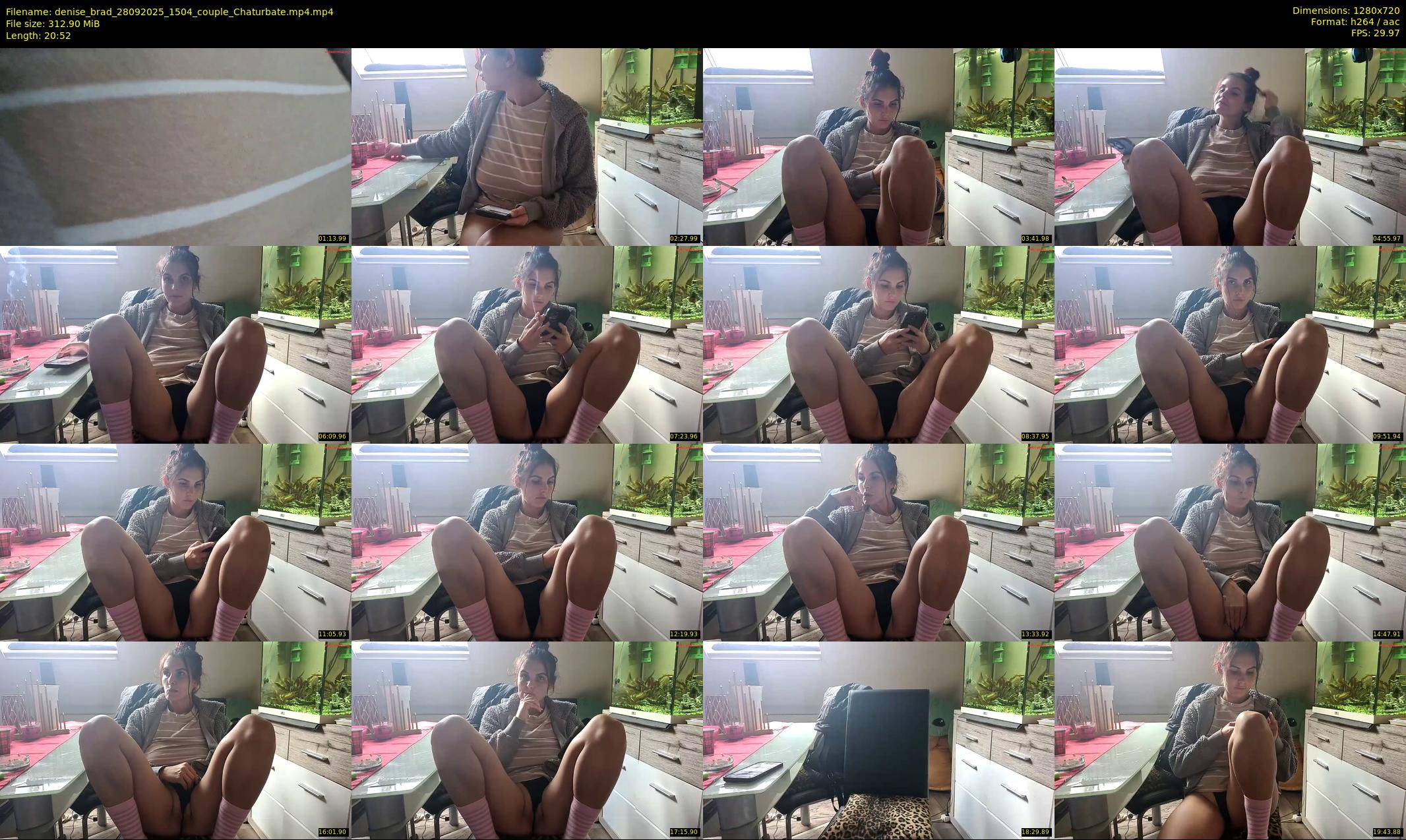 denise_brad — 21 minute Chaturbate couple cam show recording, 720p, Sep 28, 2025