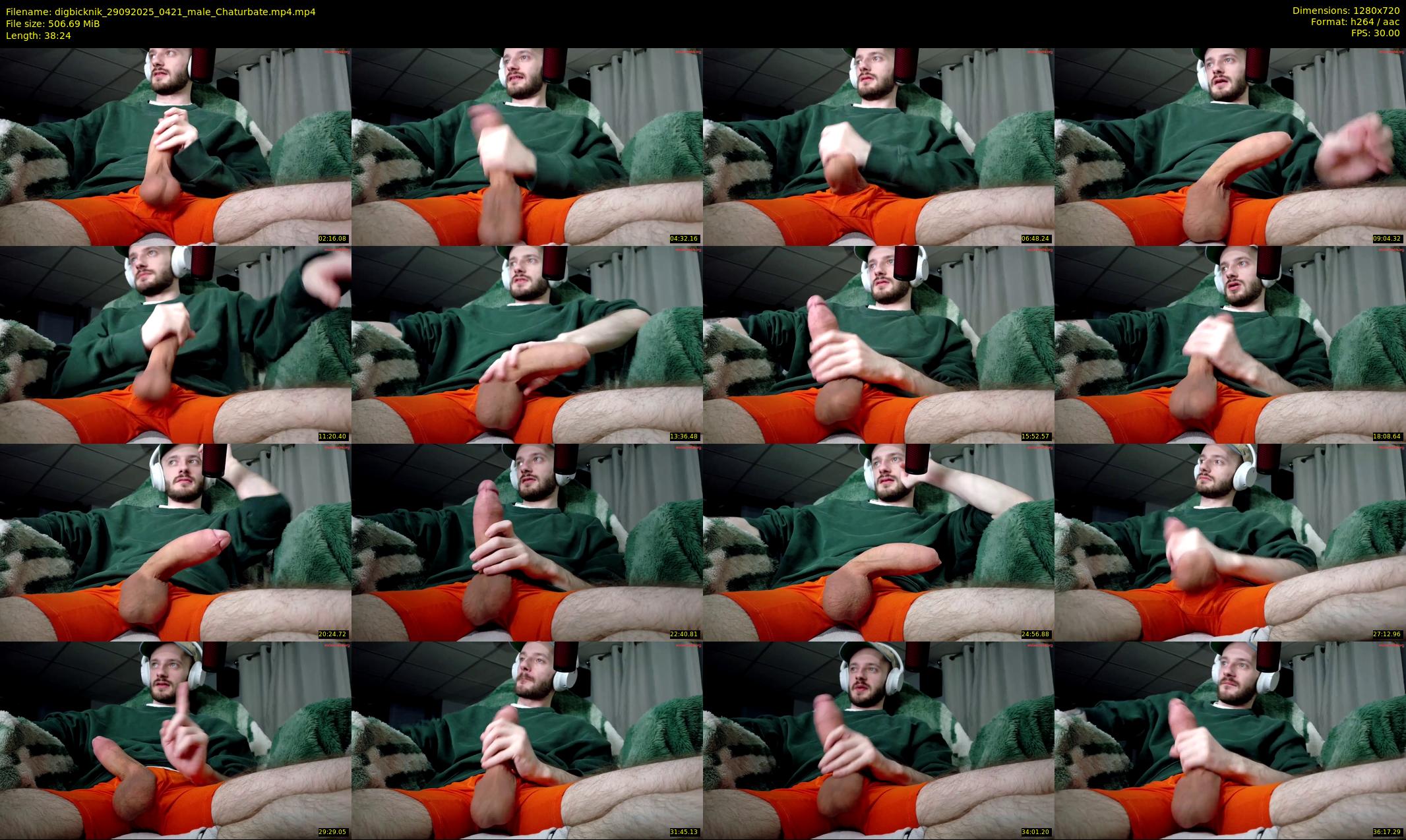 digbicknik — 39 minute Chaturbate male cam show recording, 720p, Sep 29, 2025