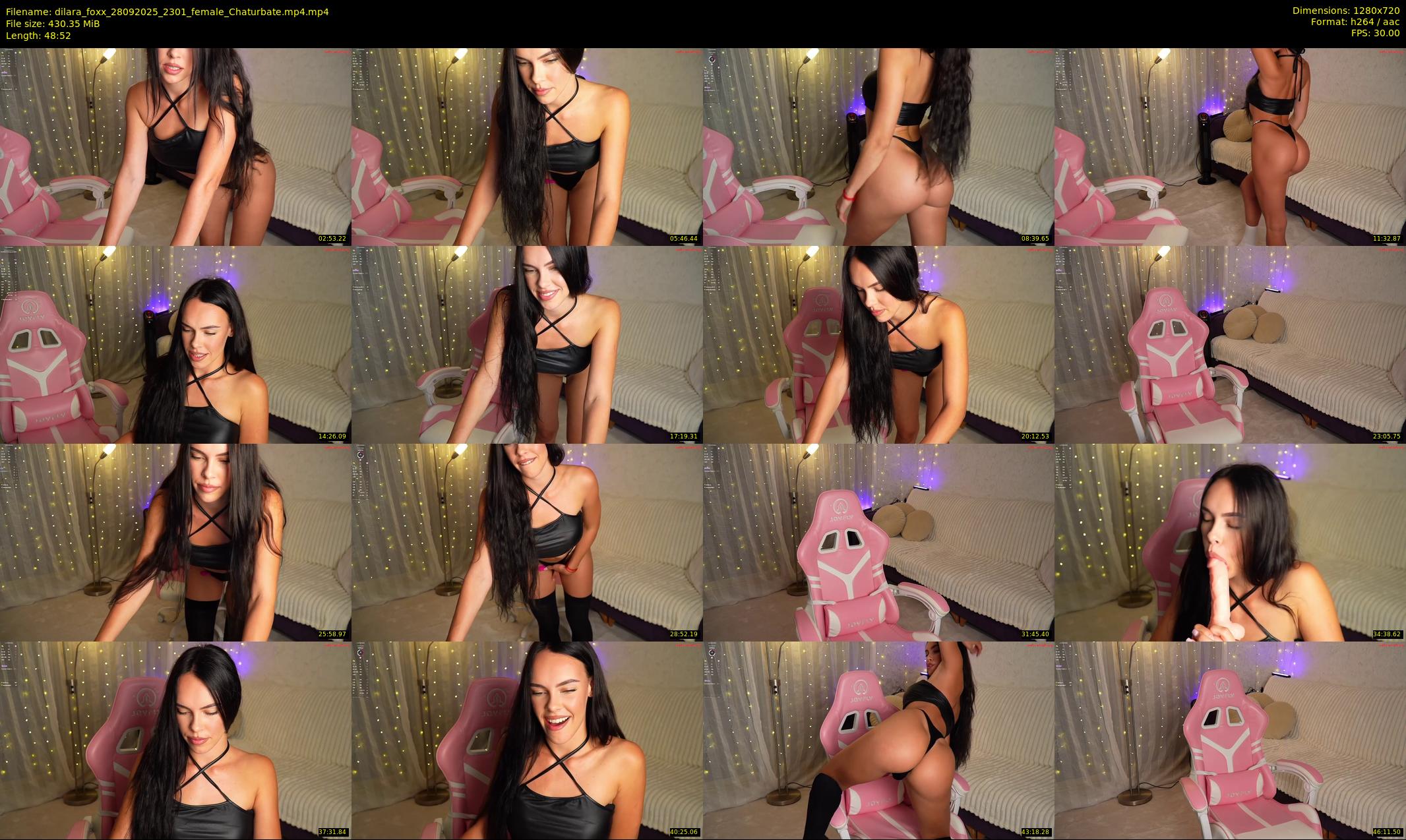 dilara_foxx — 49 minute Chaturbate female cam show recording, 720p, Sep 28, 2025