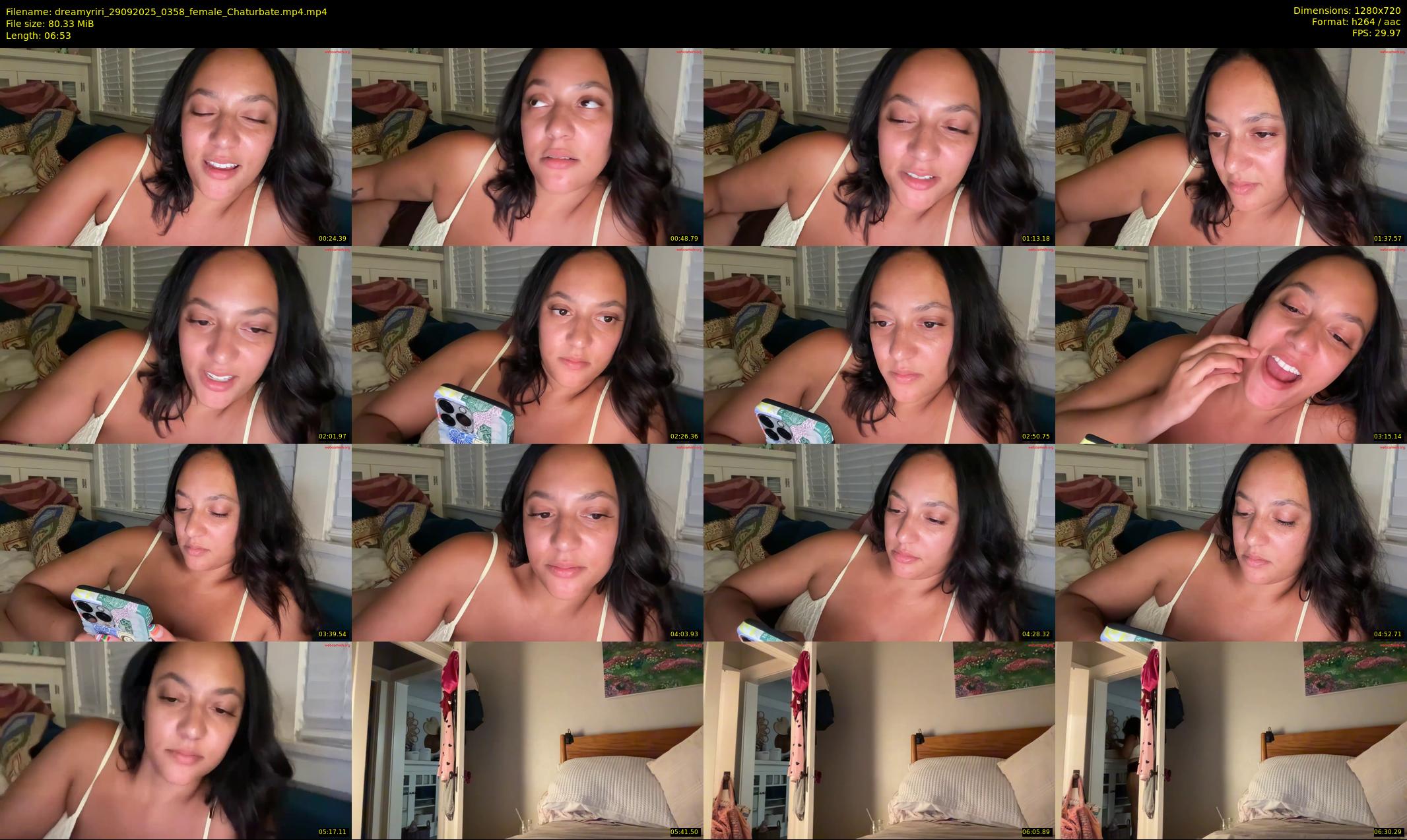 dreamyriri — 7 minute Chaturbate female cam show recording, 720p, Sep 29, 2025