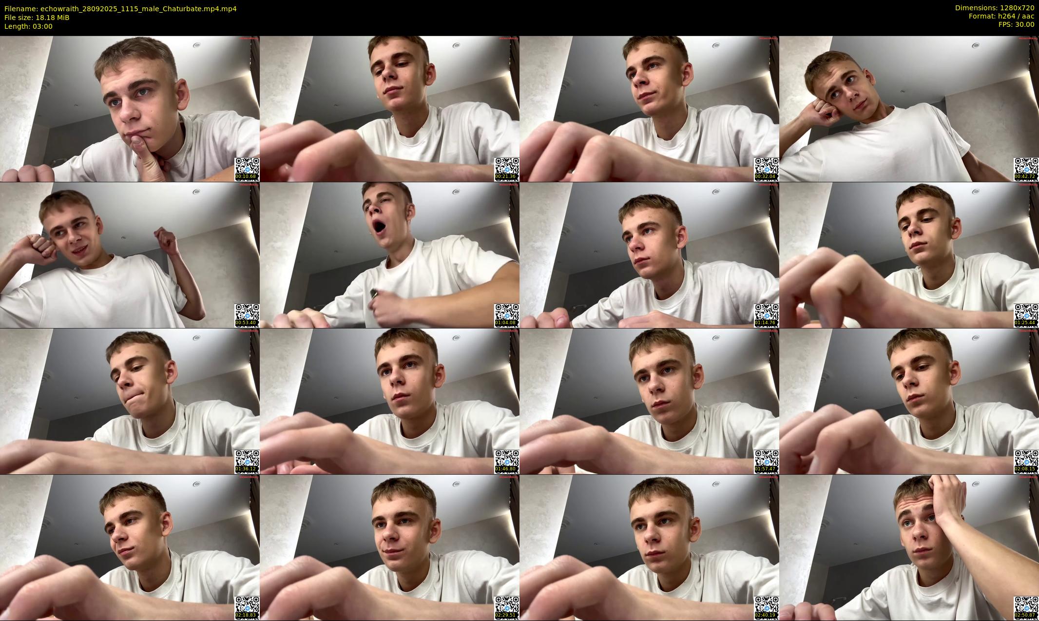 echowraith — 3 minute Chaturbate male cam show recording, 720p, Sep 28, 2025