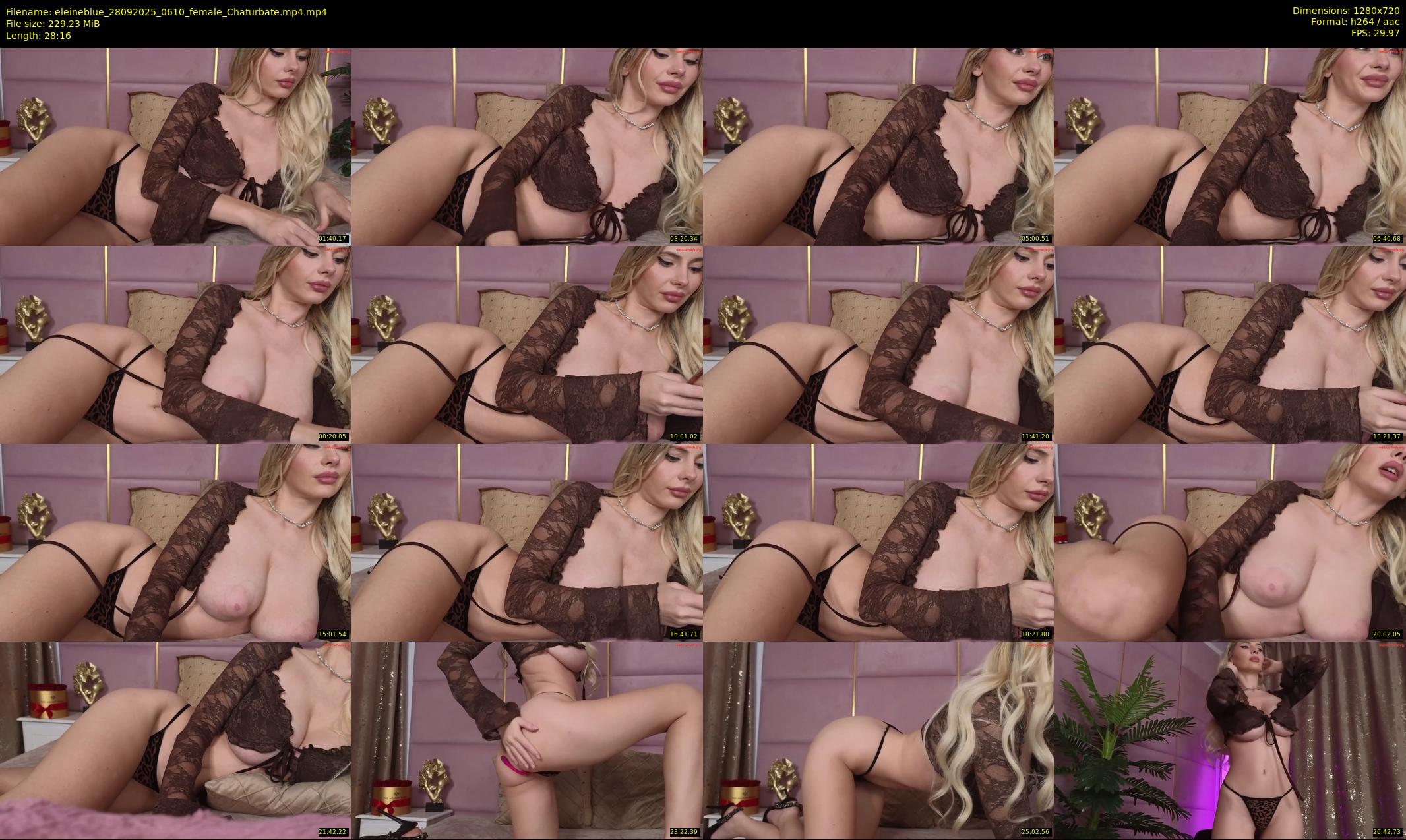 eleineblue — 29 minute Chaturbate female cam show recording, 720p, Sep 28, 2025