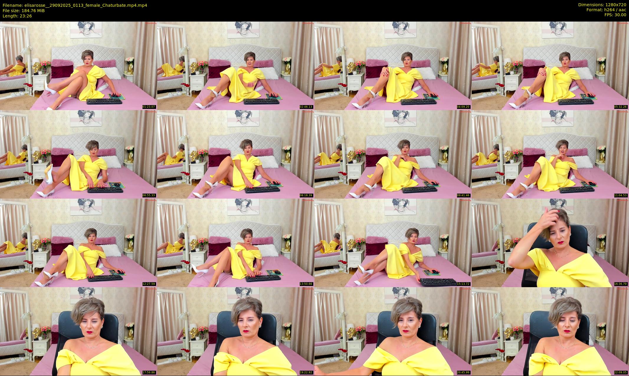 elisarosse_ — 24 minute Chaturbate female cam show recording, 720p, Sep 29, 2025