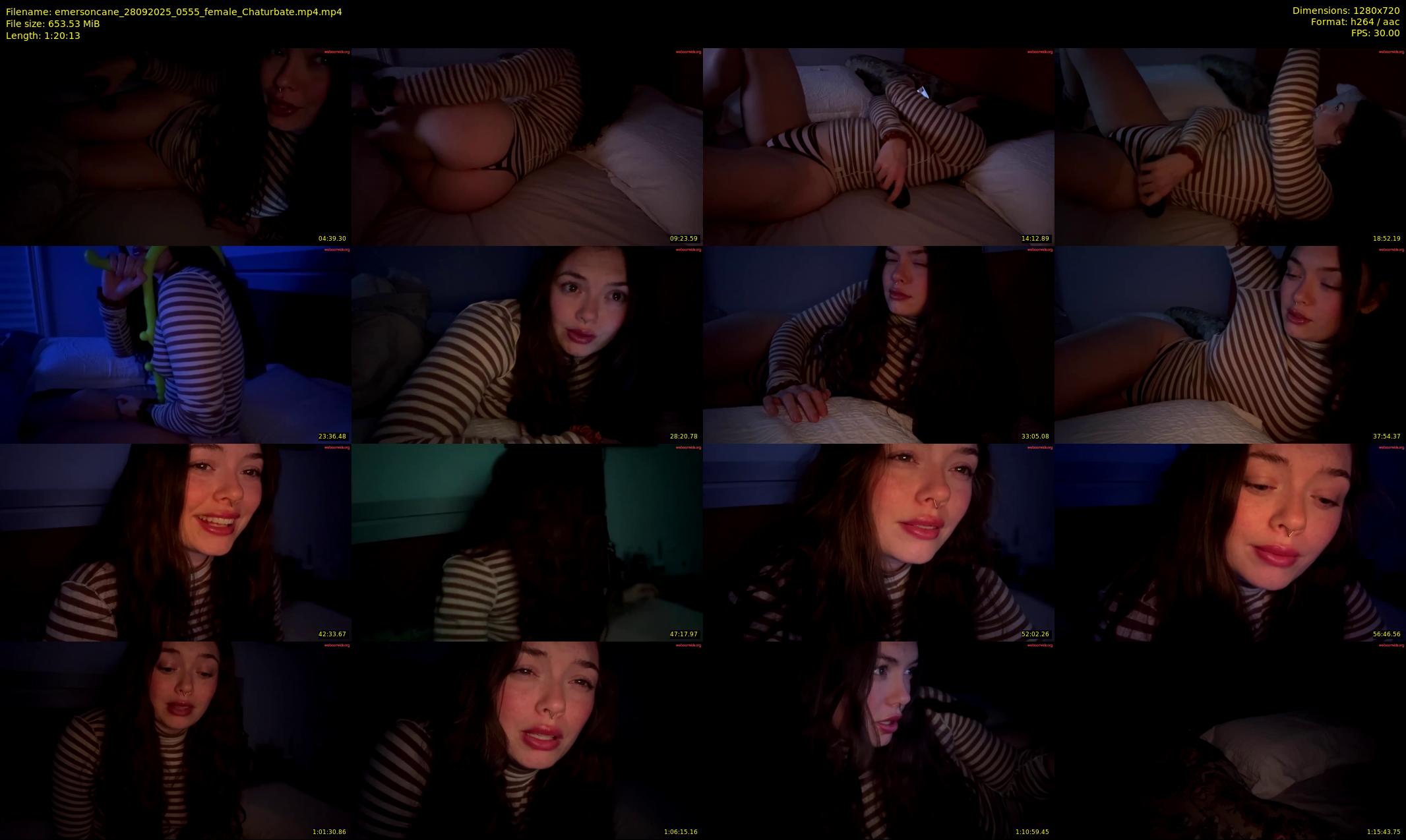 emersoncane — 81 minute Chaturbate female cam show recording, 720p, Sep 28, 2025