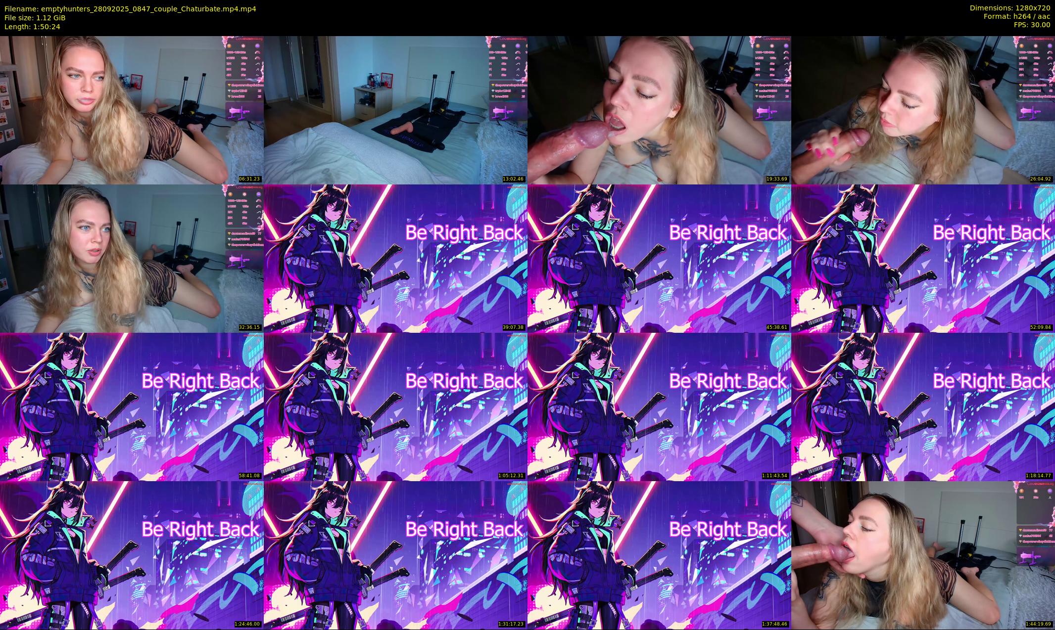 emptyhunters — 111 minute Chaturbate couple cam show recording, 720p, Sep 28, 2025