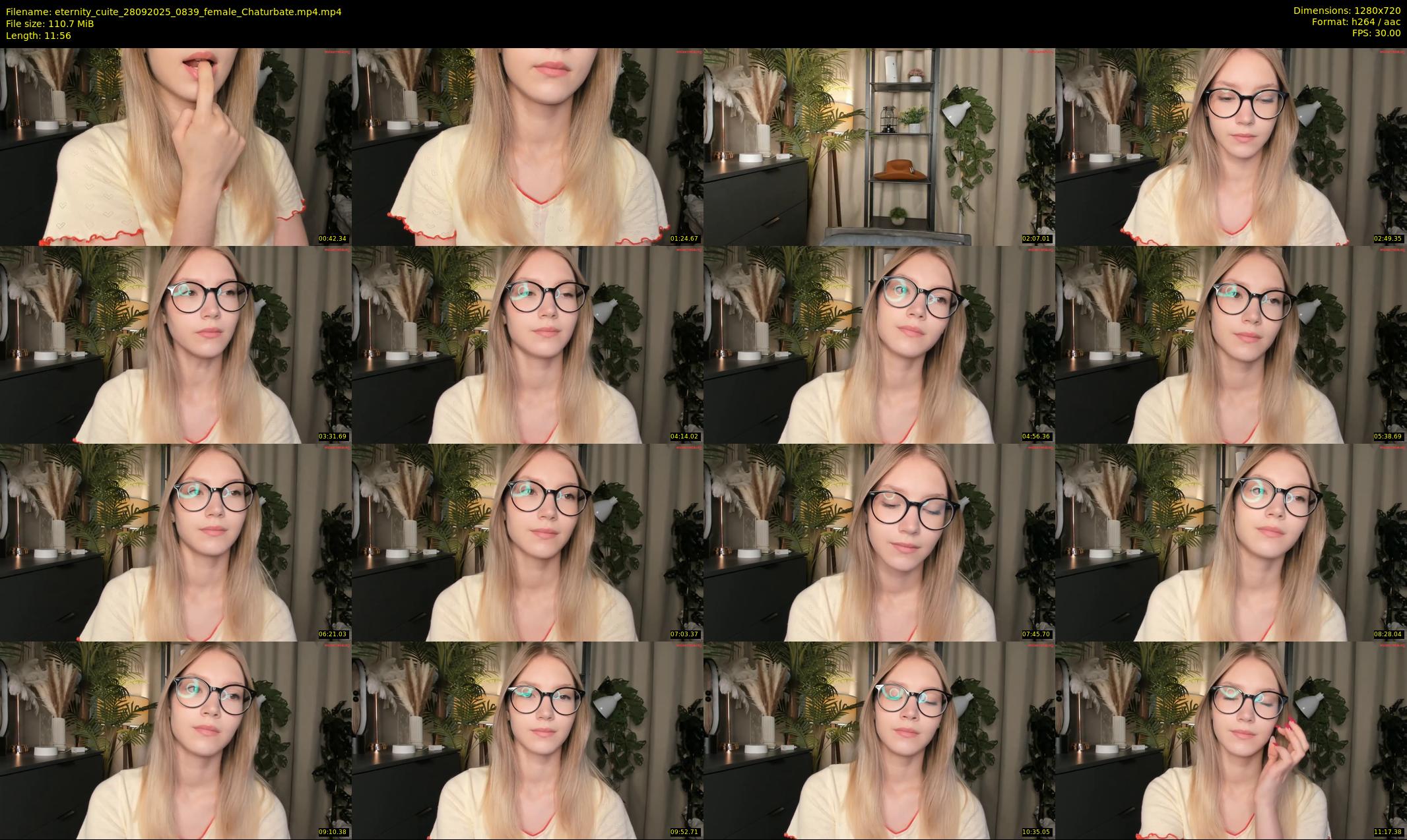 eternity_cuite — 12 minute Chaturbate female cam show recording, 720p, Sep 28, 2025