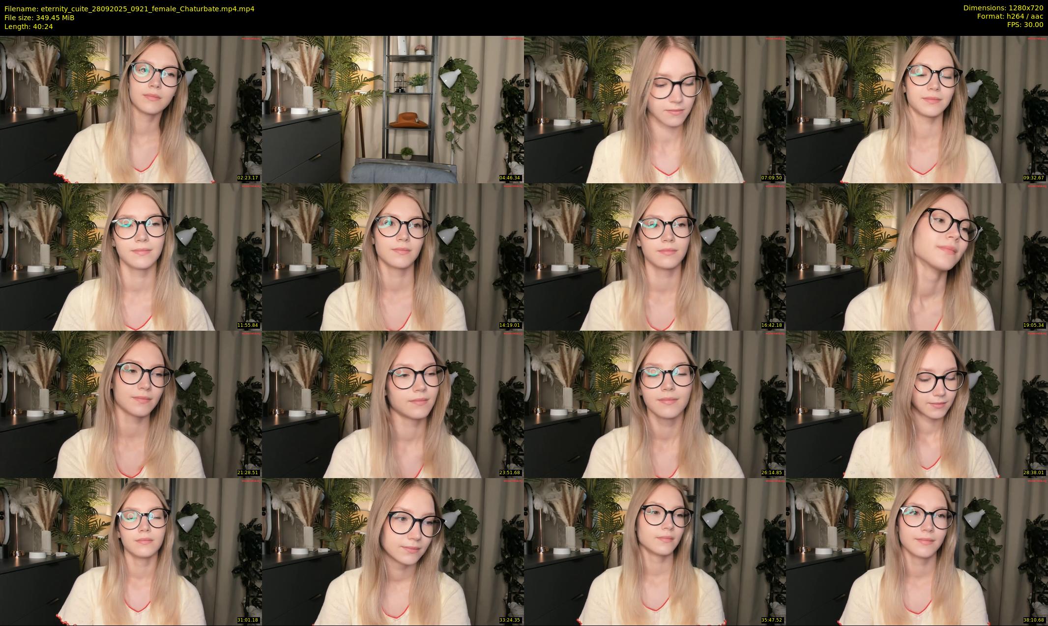 eternity_cuite — 41 minute Chaturbate female cam show recording, 720p, Sep 28, 2025