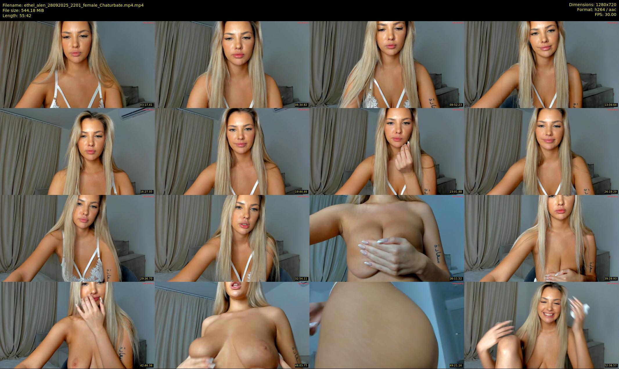 ethel_alen — 56 minute Chaturbate female cam show recording, 720p, Sep 28, 2025