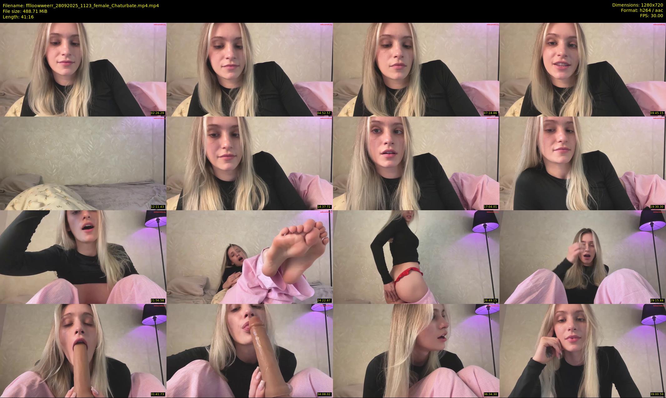 fflloowweerr — 42 minute Chaturbate couple cam show recording, 720p, Sep 28, 2025
