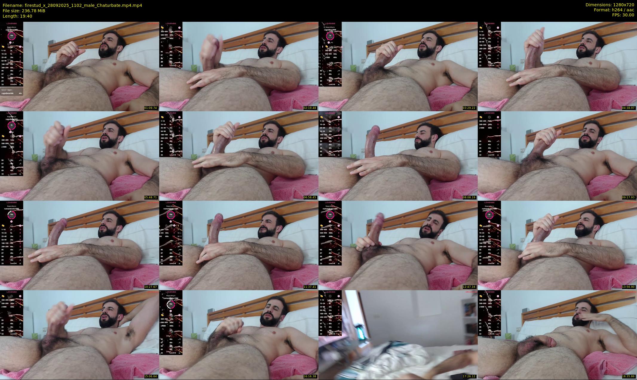 firestud_x — 20 minute Chaturbate male cam show recording, 720p, Sep 28, 2025