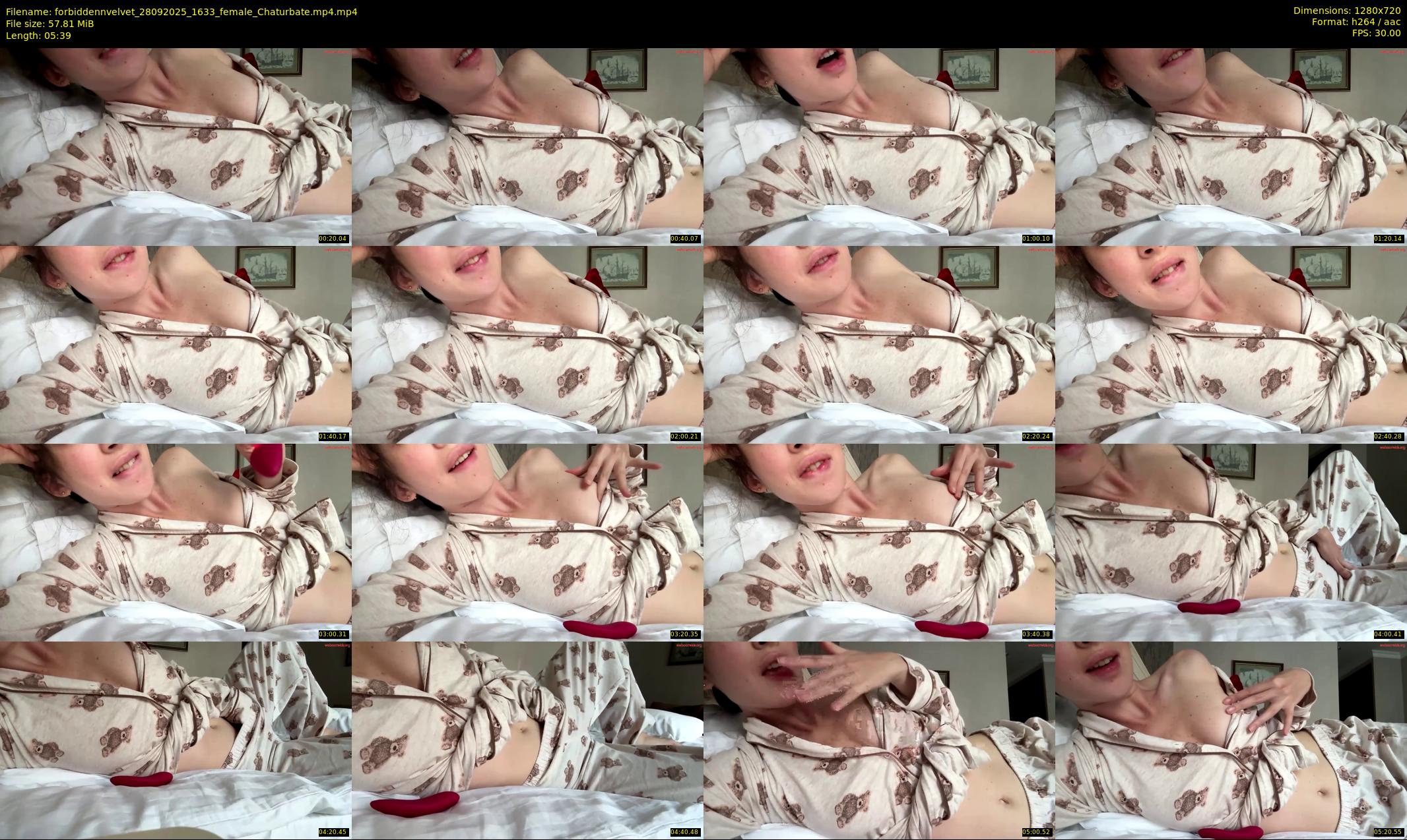 forbiddennvelvet — 6 minute Chaturbate female cam show recording, 720p, Sep 28, 2025